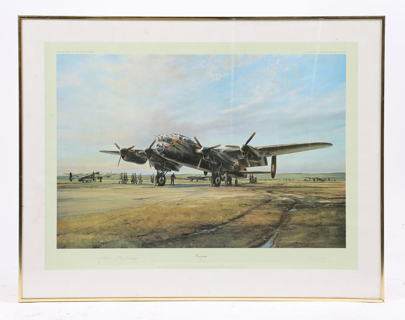 ROBERT TAYLOR "CREWING UP" LIMITED EDITION SIGNED PRINT.