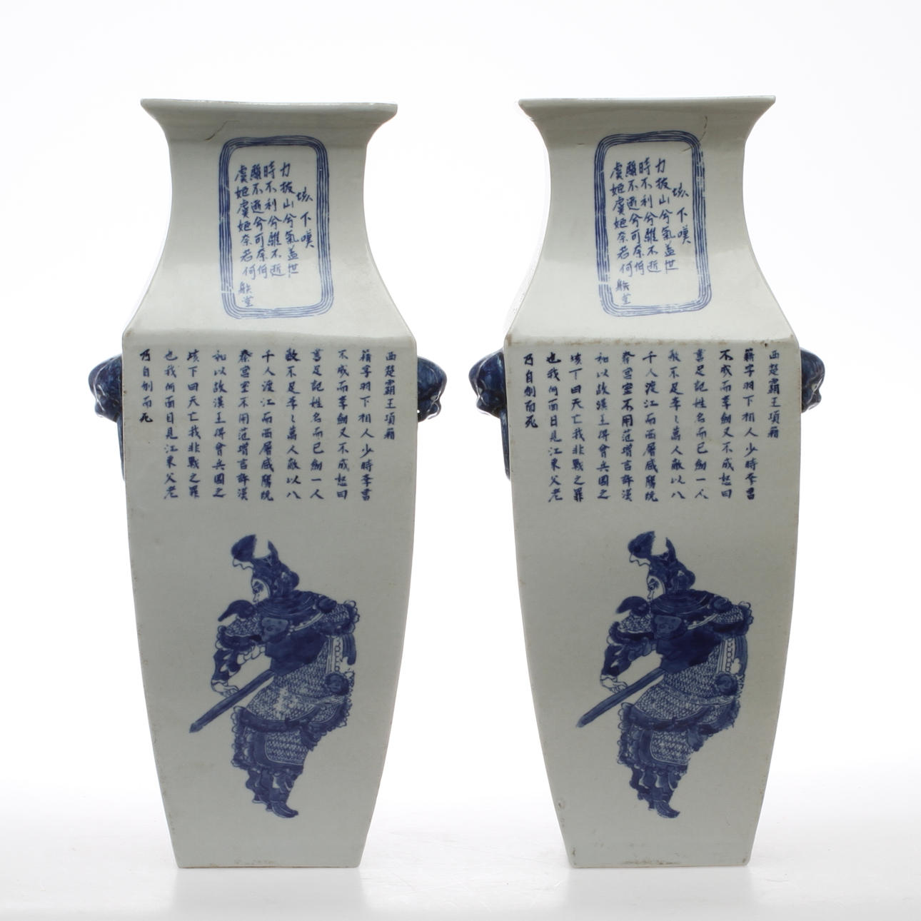 VASER, 1 par, porslin, Kina.