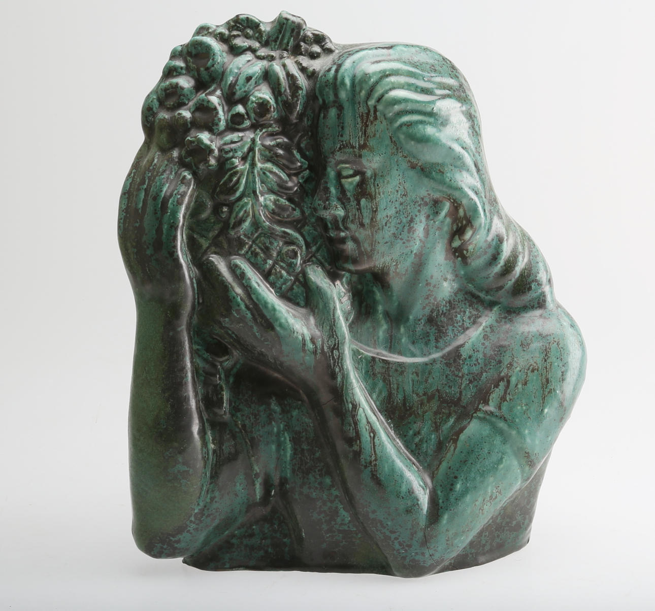 SKULPTUR, stengods, Harald Salomon, Rörstrand, numrerad 8/50, signerad HS.