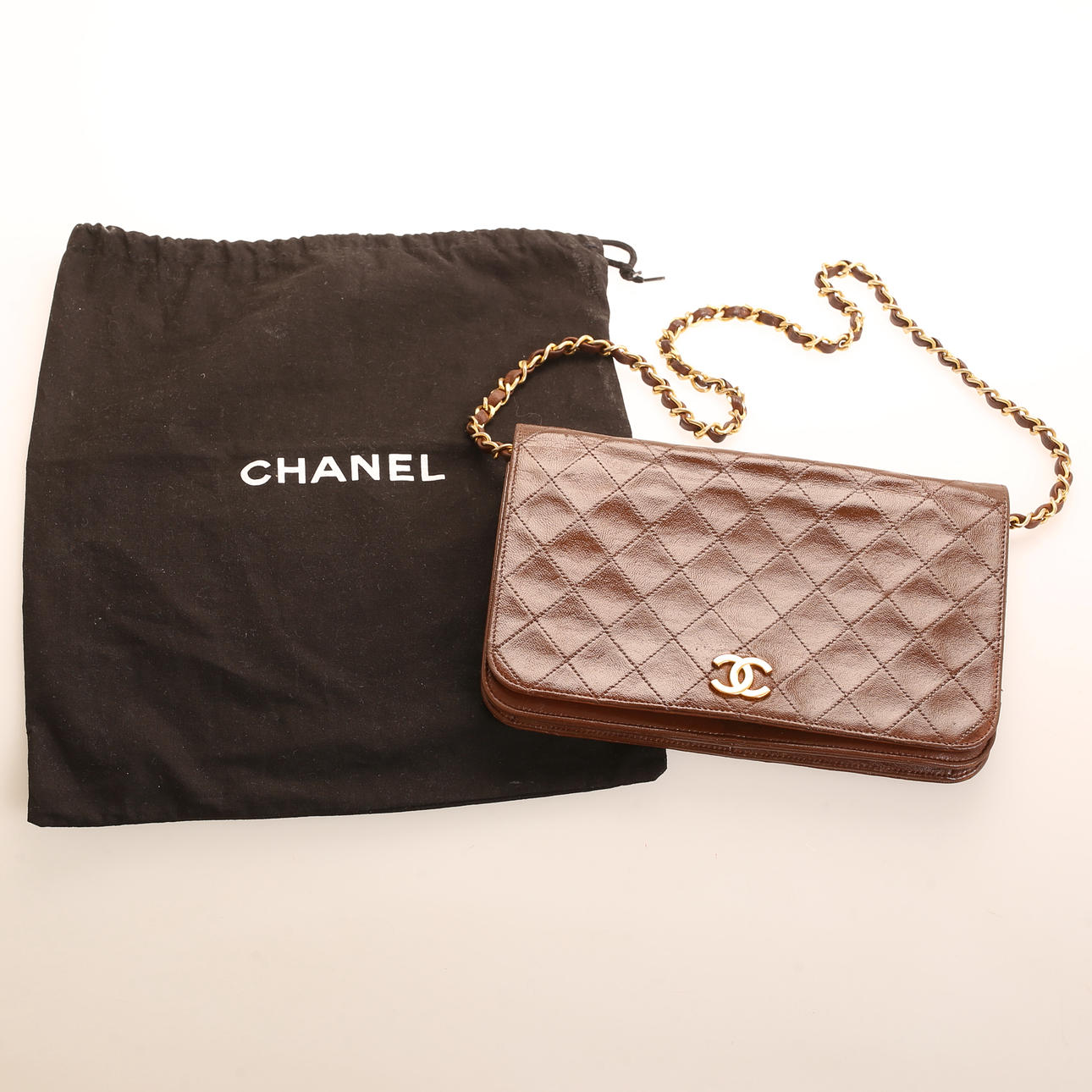 Schultertasche, Chanel, Gestepptes Leder.