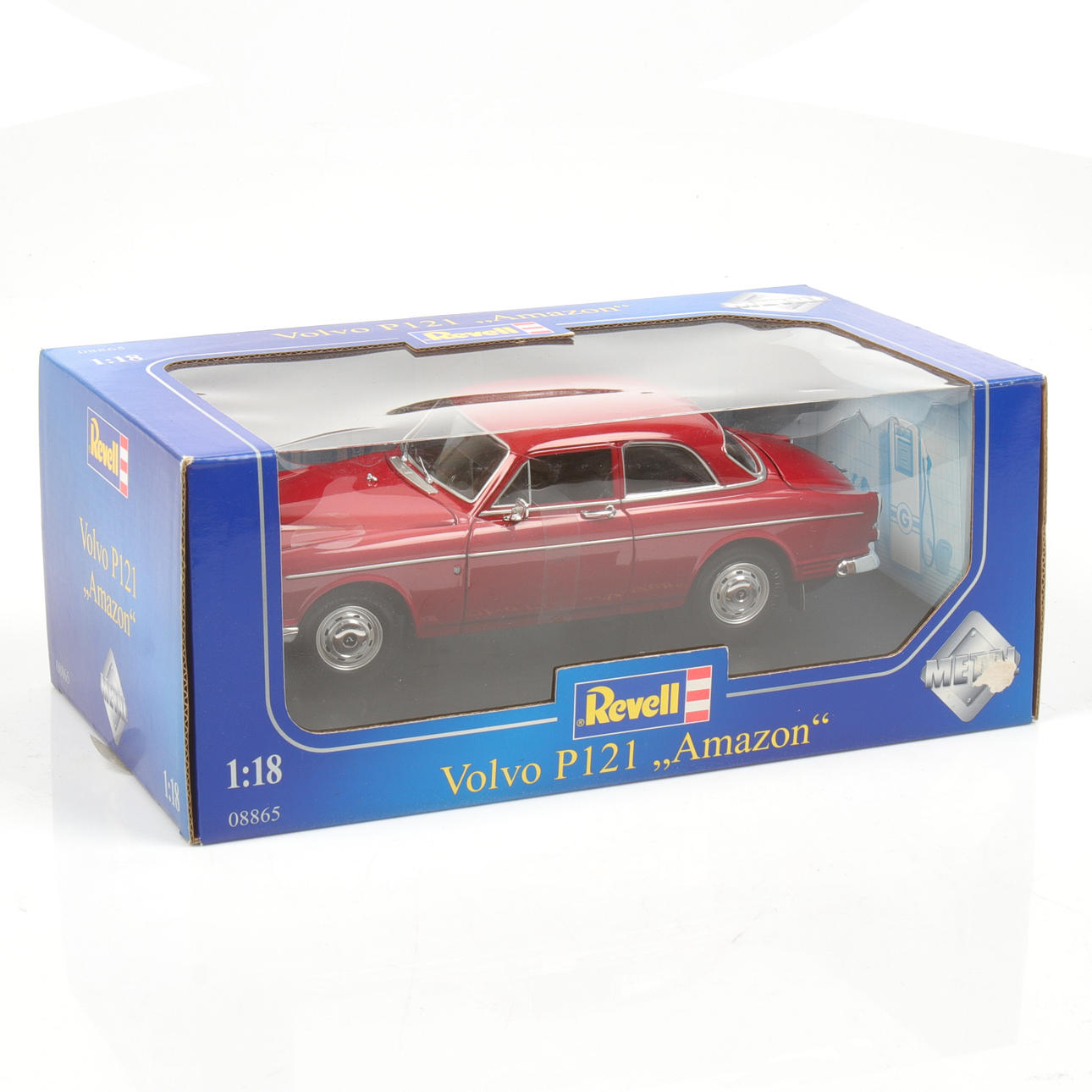 MODEL CAR, metal/resin, Volvo Amazon 121, Revell. Scale 1:18. Toys