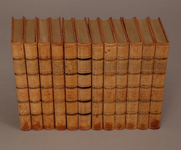 BOKBAND, 2 st: 6 delar + 6 delar, inbundna, Svenska Kulturbilder.