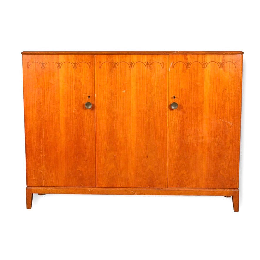 SKÄNK / SIDEBOARD, björk, intarsia, 1900-tal.