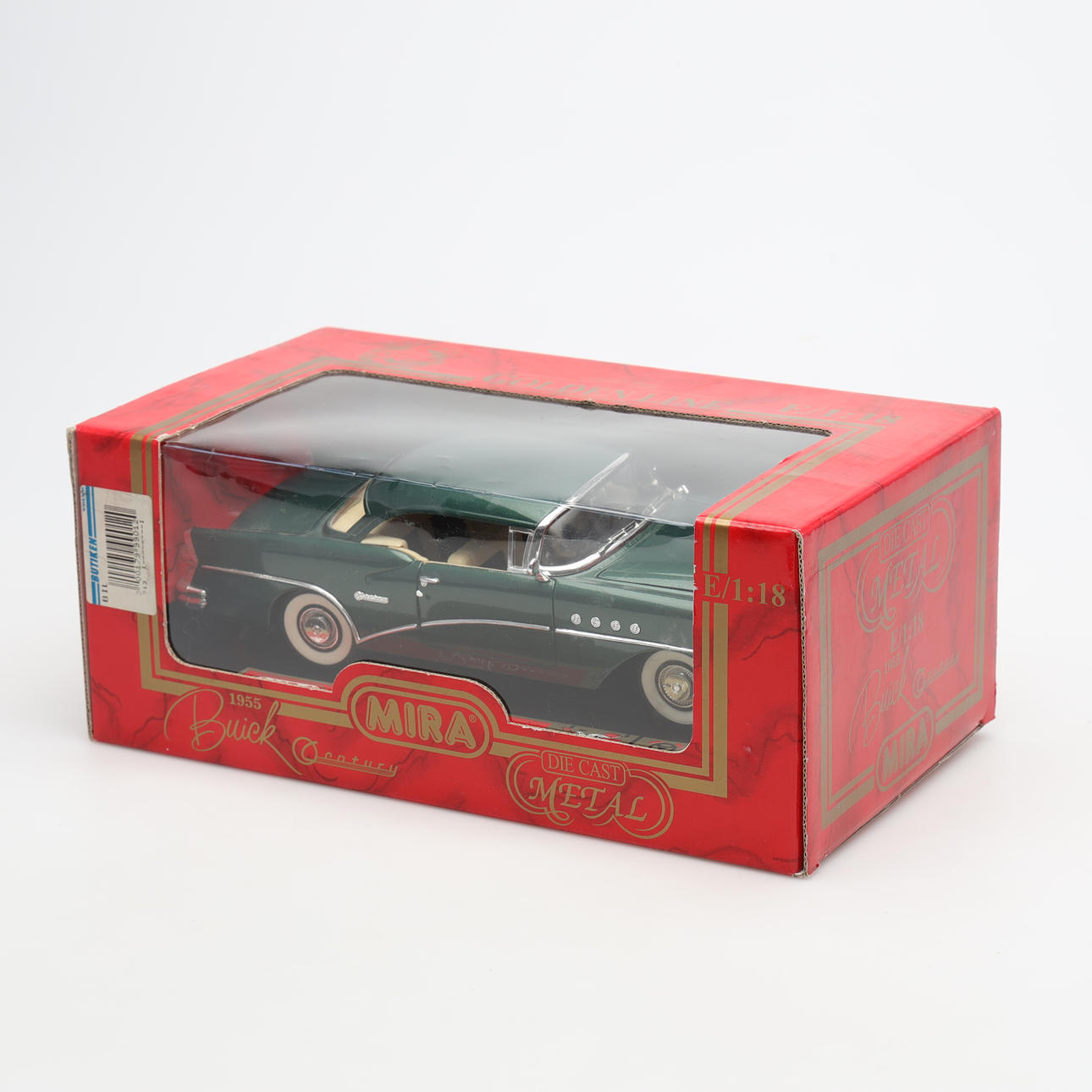 Miniature Voiture Buick Century Cabriolet 1955 – échelle 1/18, Mira By Solido, Marron