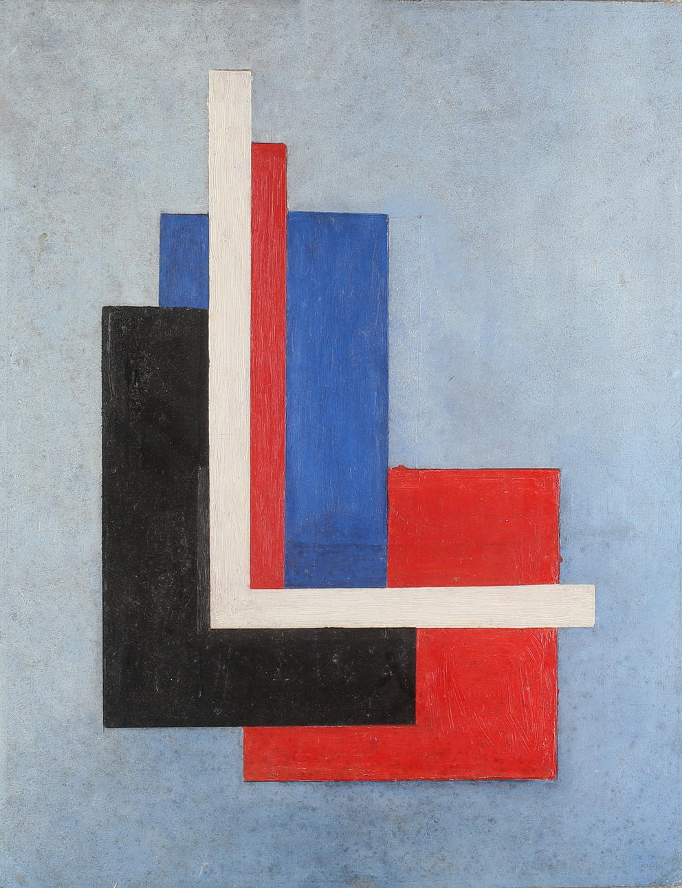 LAMBERT WERNER. TILLSKRIVEN. Komposition, olja på pannå, osignerad.