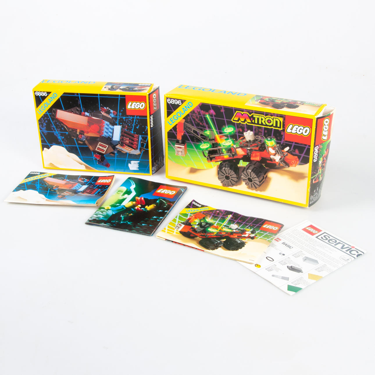 LEGO 6896 OCH 6886, Space Supply Station, Galactic Peace Keeper ...