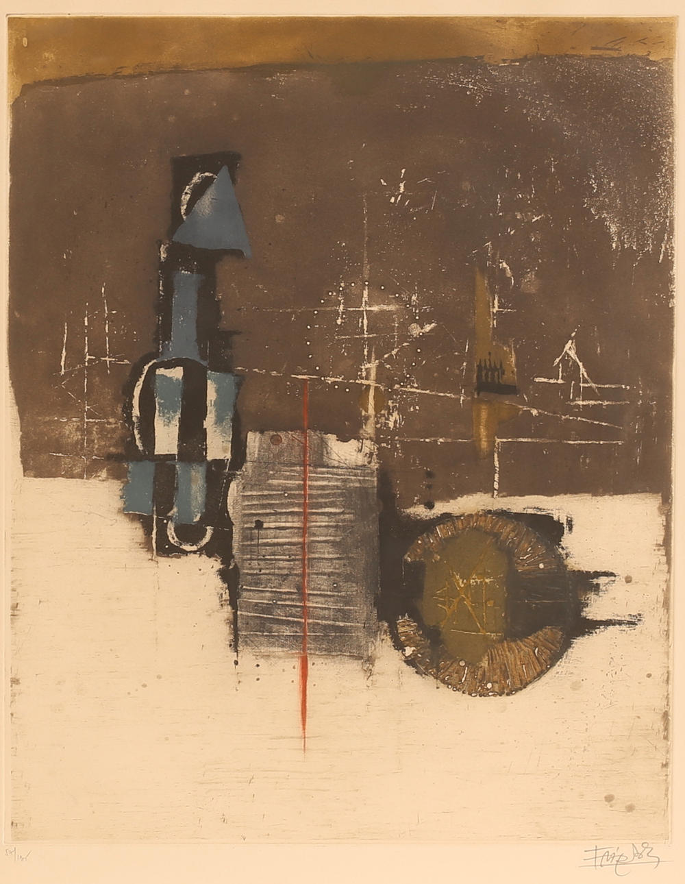 JOHNNY FRIEDLÄNDER. Lithograph in colour, signed and numbered.