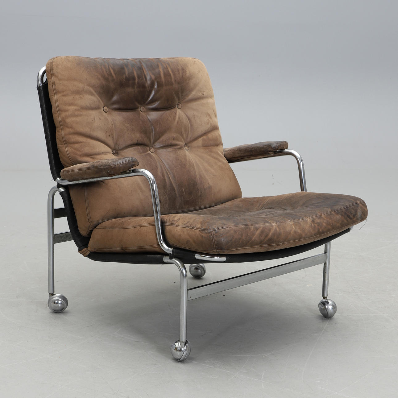 BRUNO MATHSSON. LÆNESTOL, „Karin“, DUX.