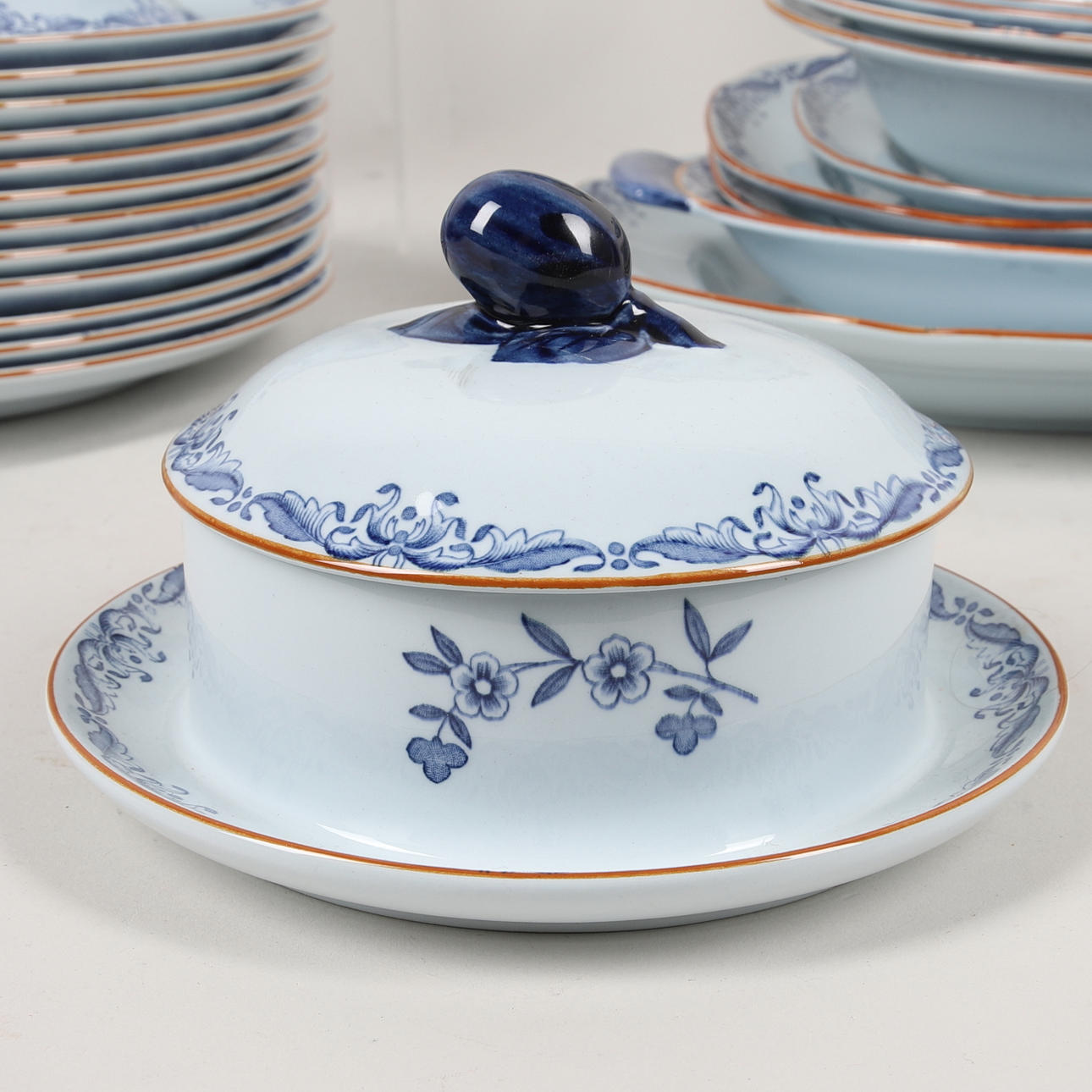 MATSERVIS, 50 delar, porslin, "Ostindia", Rörstrand.