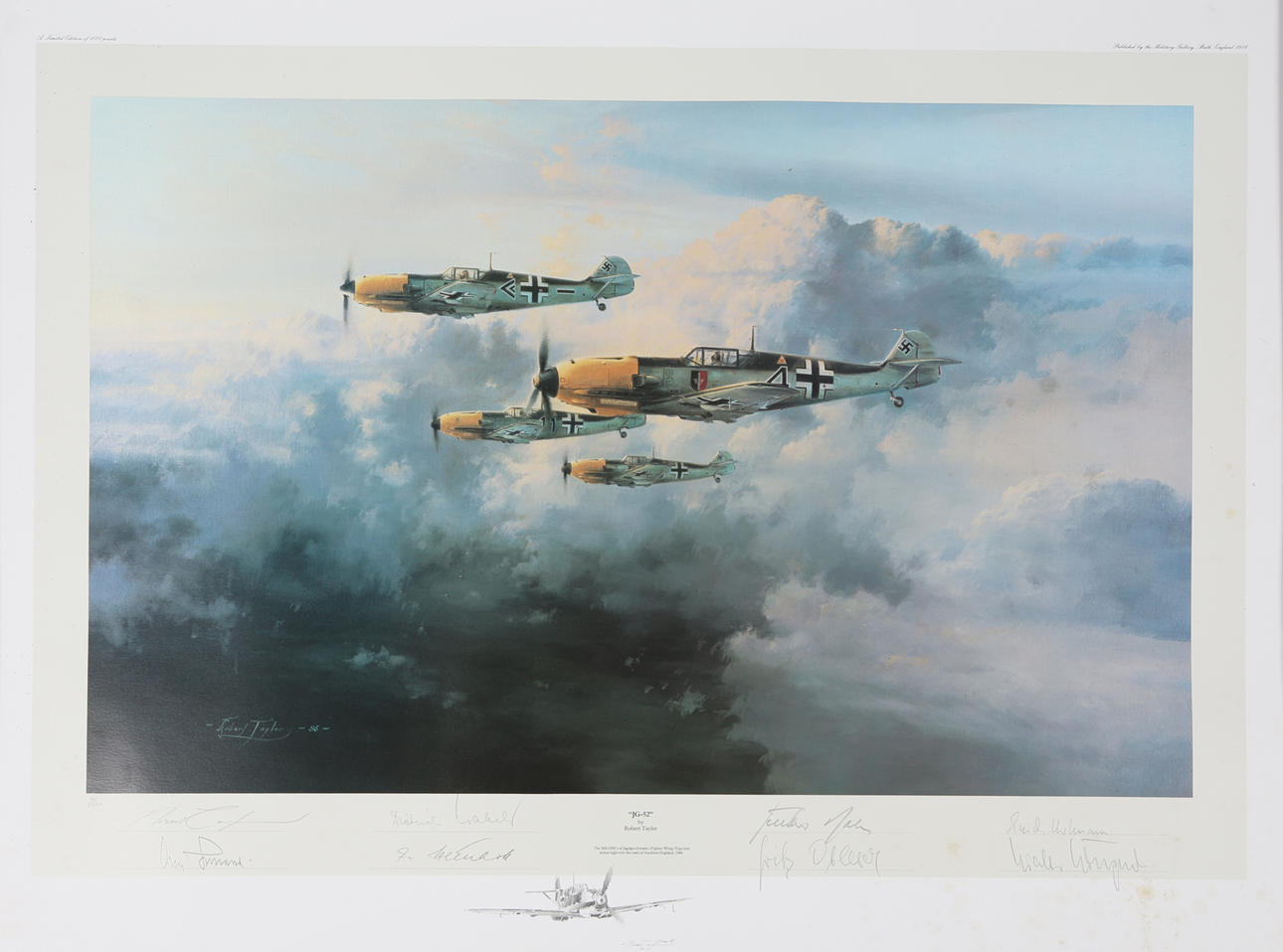 ROBERT TAYLOR "JG-52" LIMITED EDITION SIGNED PRINT.