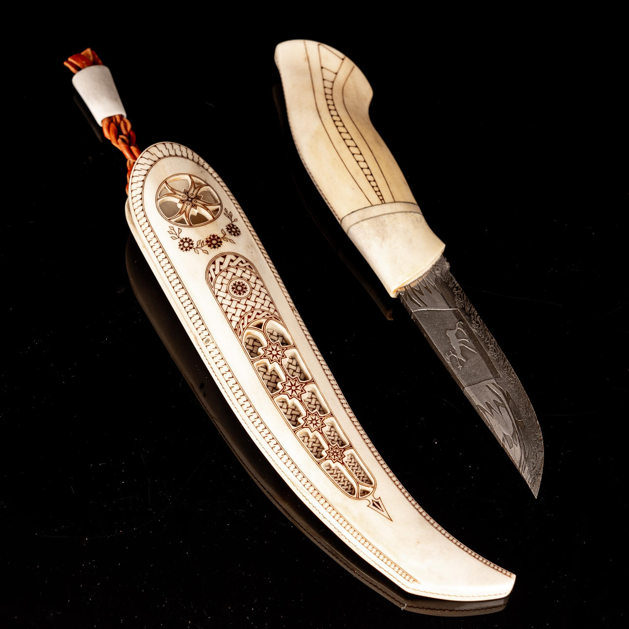 JONNY WALKER NILSSON. Helhornskniv "starlight".