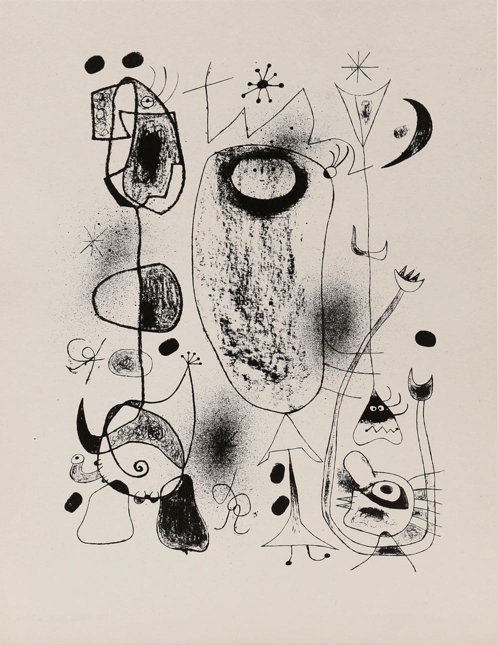 JOAN MIRÓ. EFTER. ”Litograph XXVIII” (”Joan Mirós tryck”).
