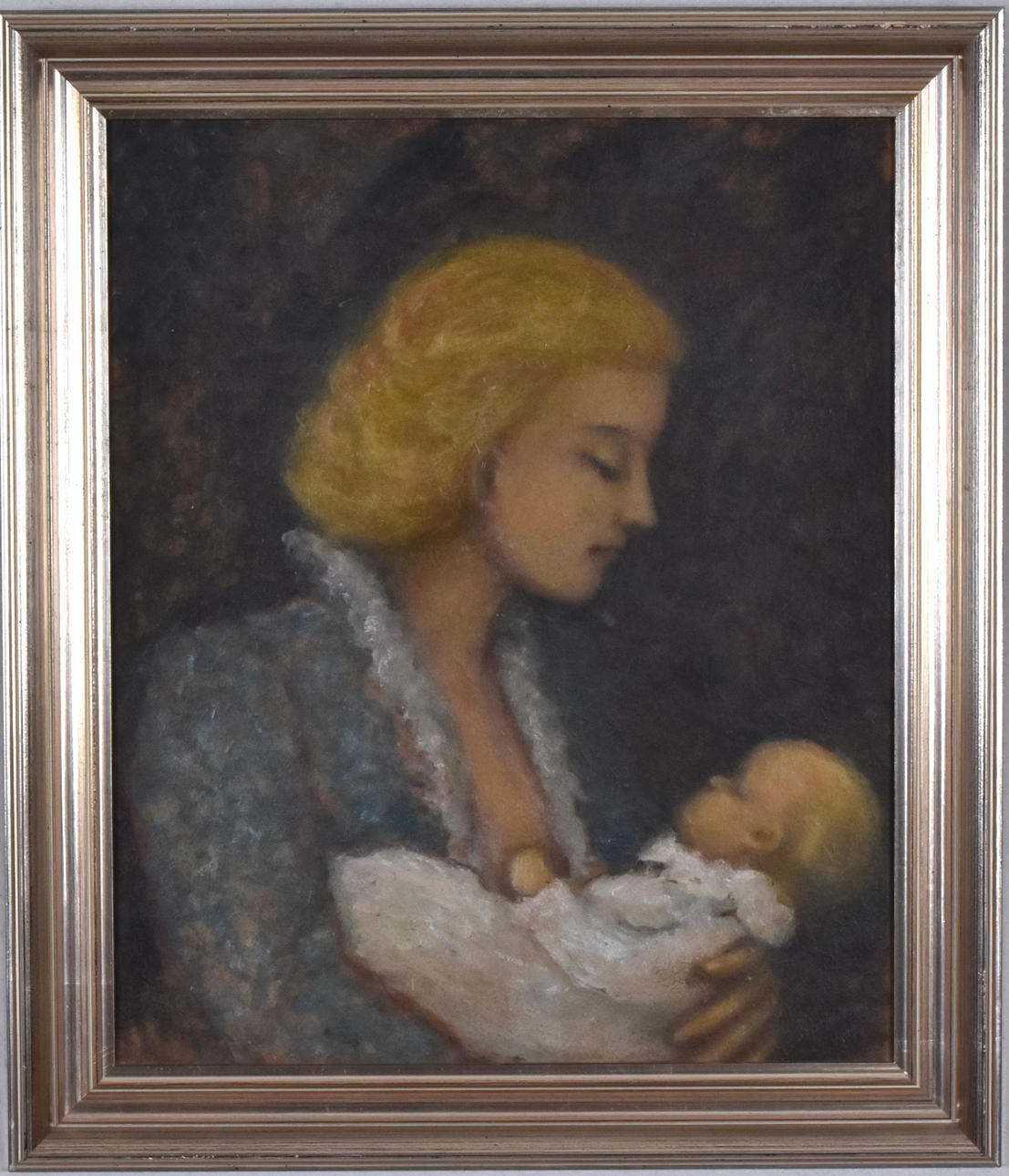 KNUT JOHANSSON. Oil on panel.