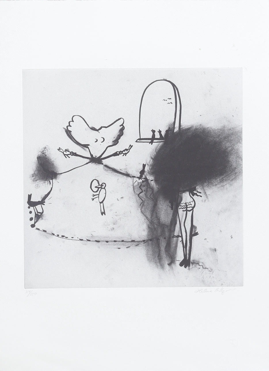 HELENE BILLGREN. Graphic sheet, signed and numbered 114/150.