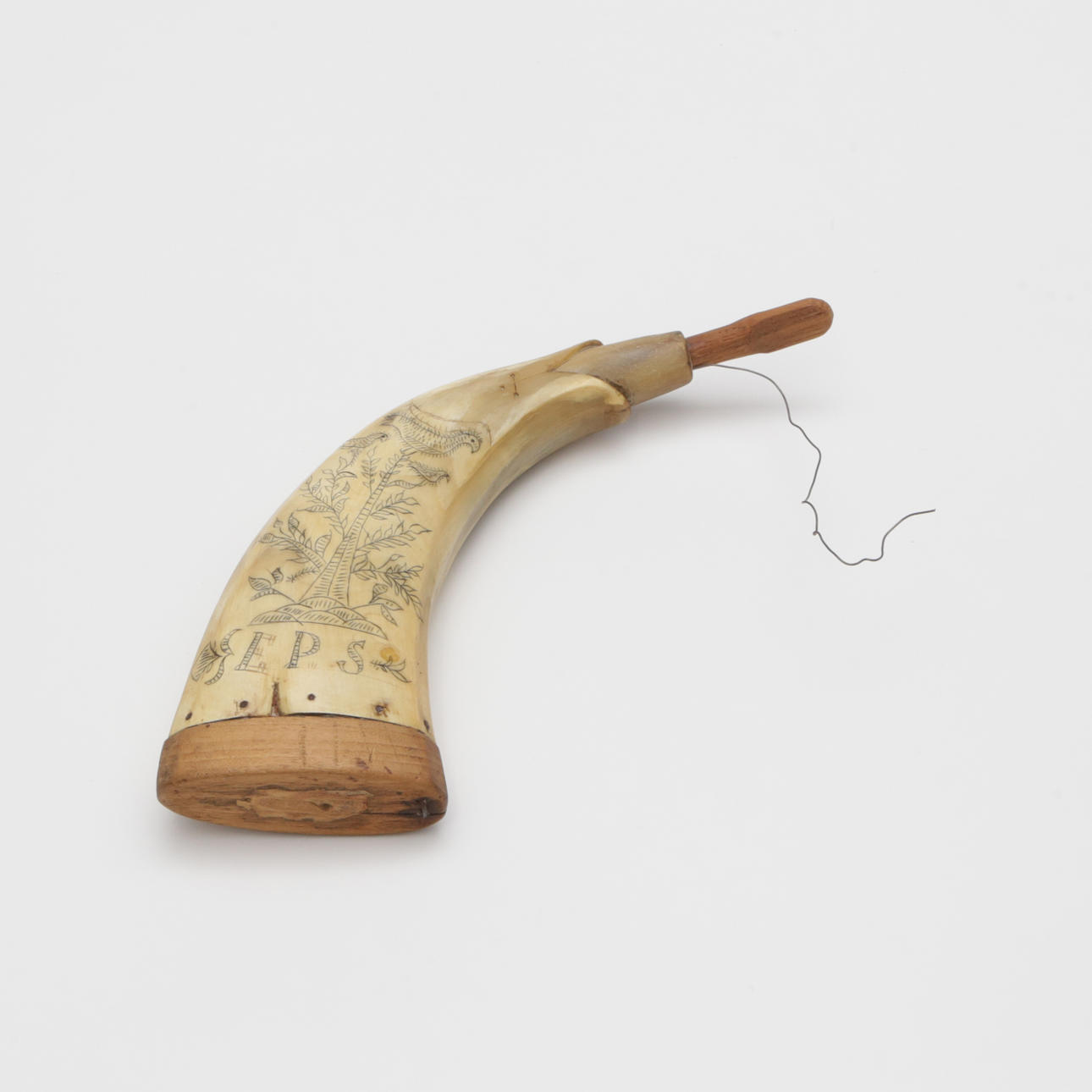 KRUTHORN, kohorn, dekorerad.