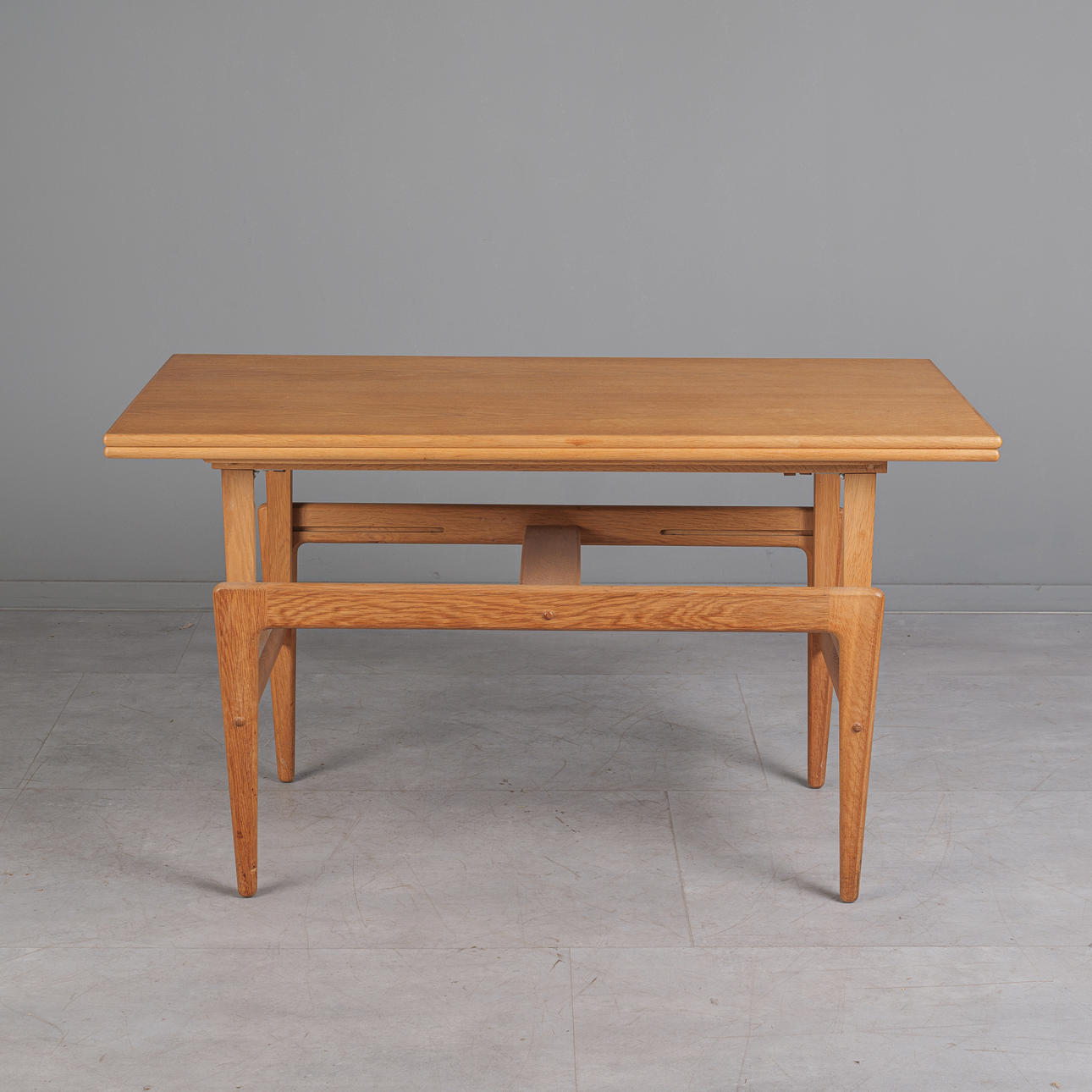 KAI KRISTIANSEN. dining table/side table, oak.