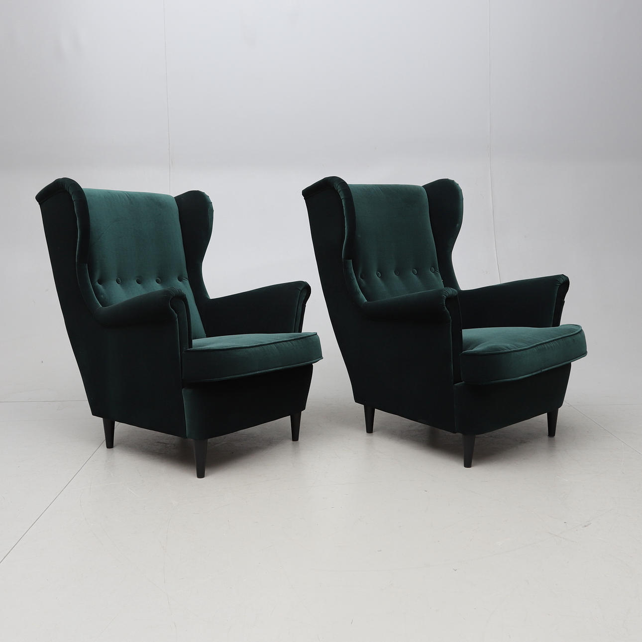 EAR-PATCH ARMCHAIRS, 1 pair, “Strandmon” IKEA.