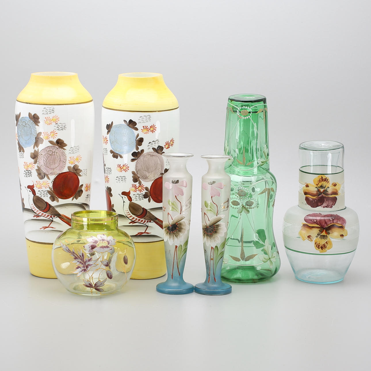 GLASFÖREMÅL, 7 delar.