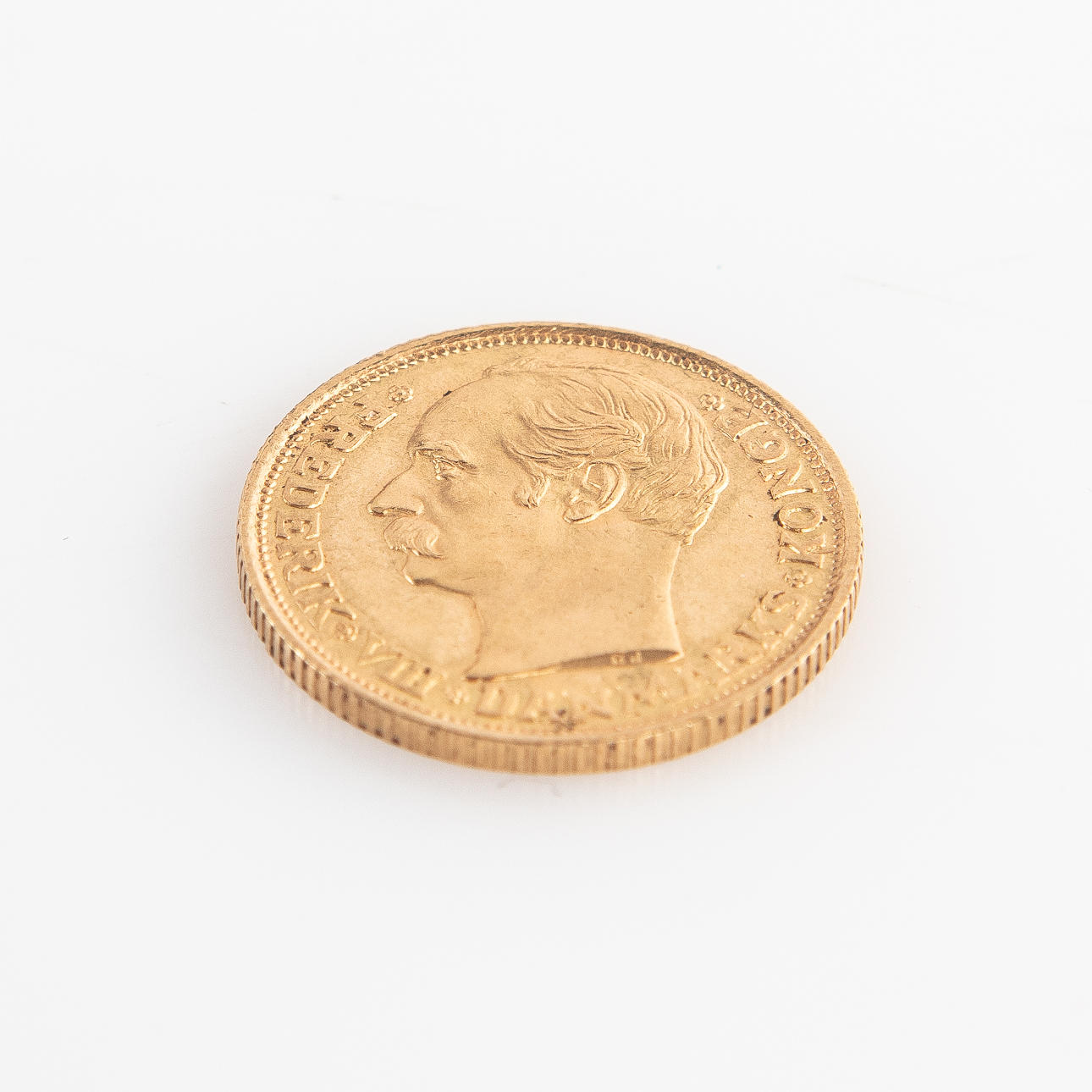 En guldmønt, Danmark, Frederik VIII, 1908, 10 kroner.