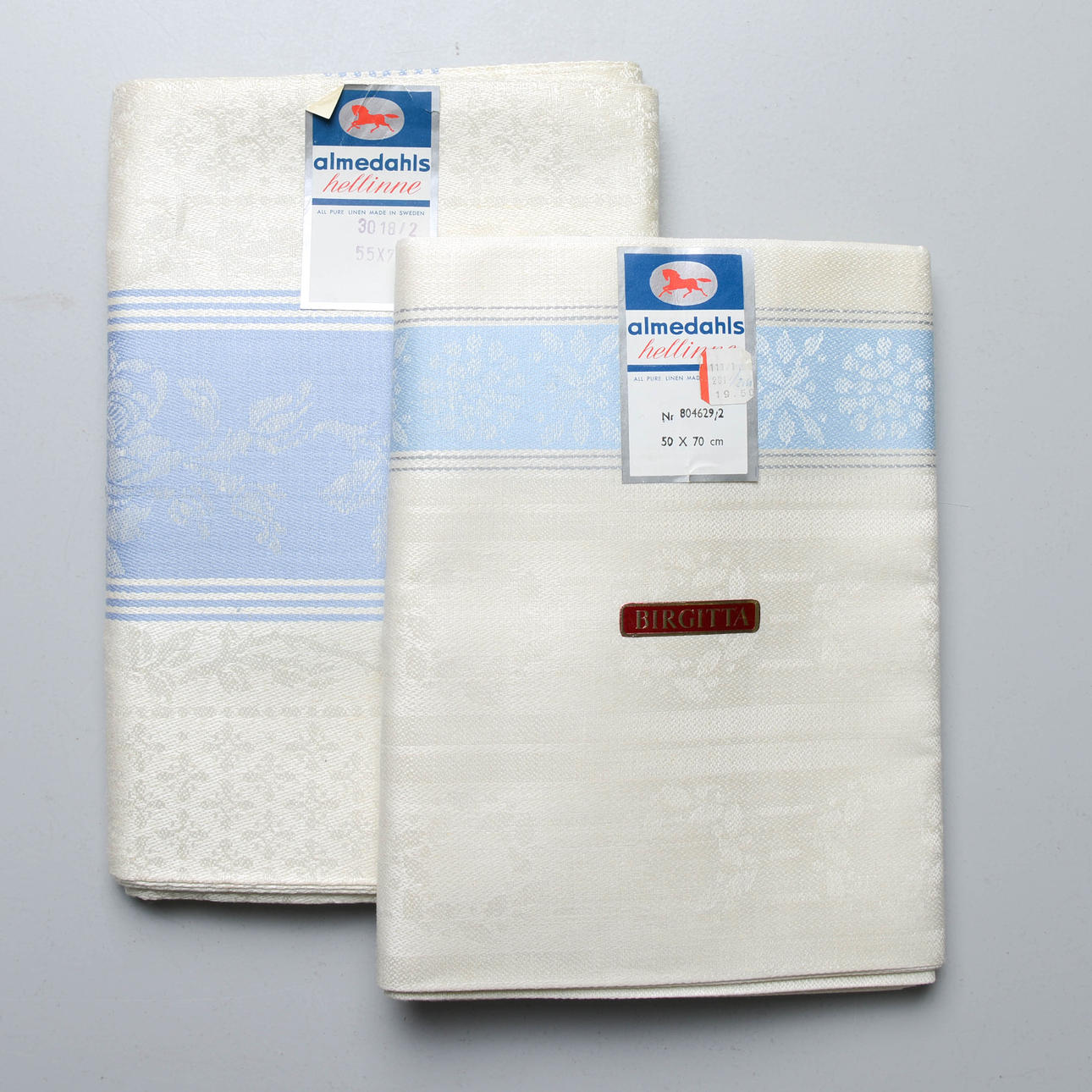 KITCHEN TOWELS, 12 pcs, full linen, uncut, Almedahls.