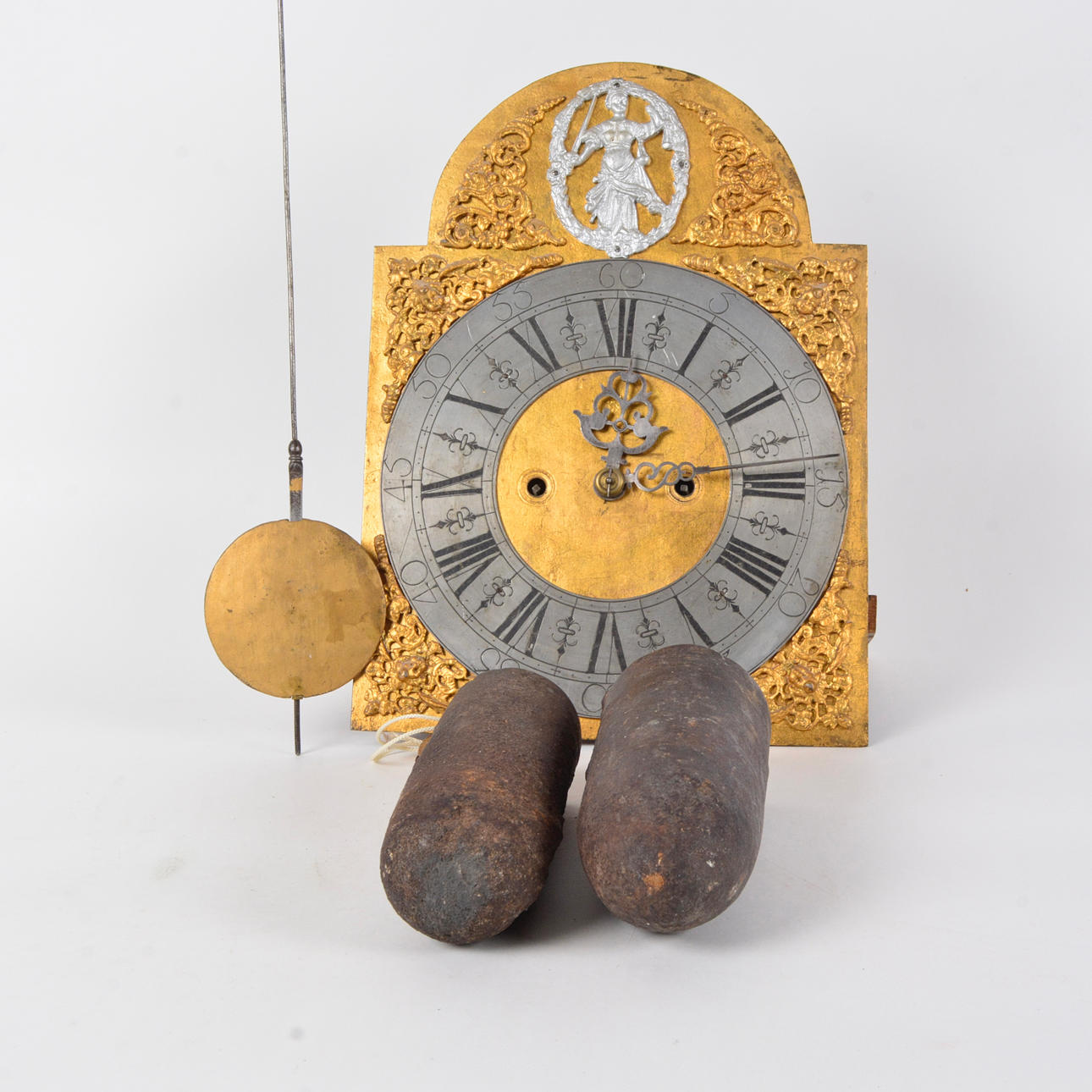 CLOCKWORK FOR FLOOR CLOCKS, 18th century.