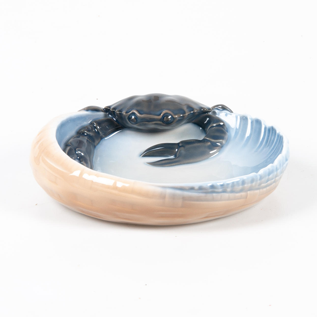 SCHALE/SCHALE mit Krabben, Royal Copenhagen.