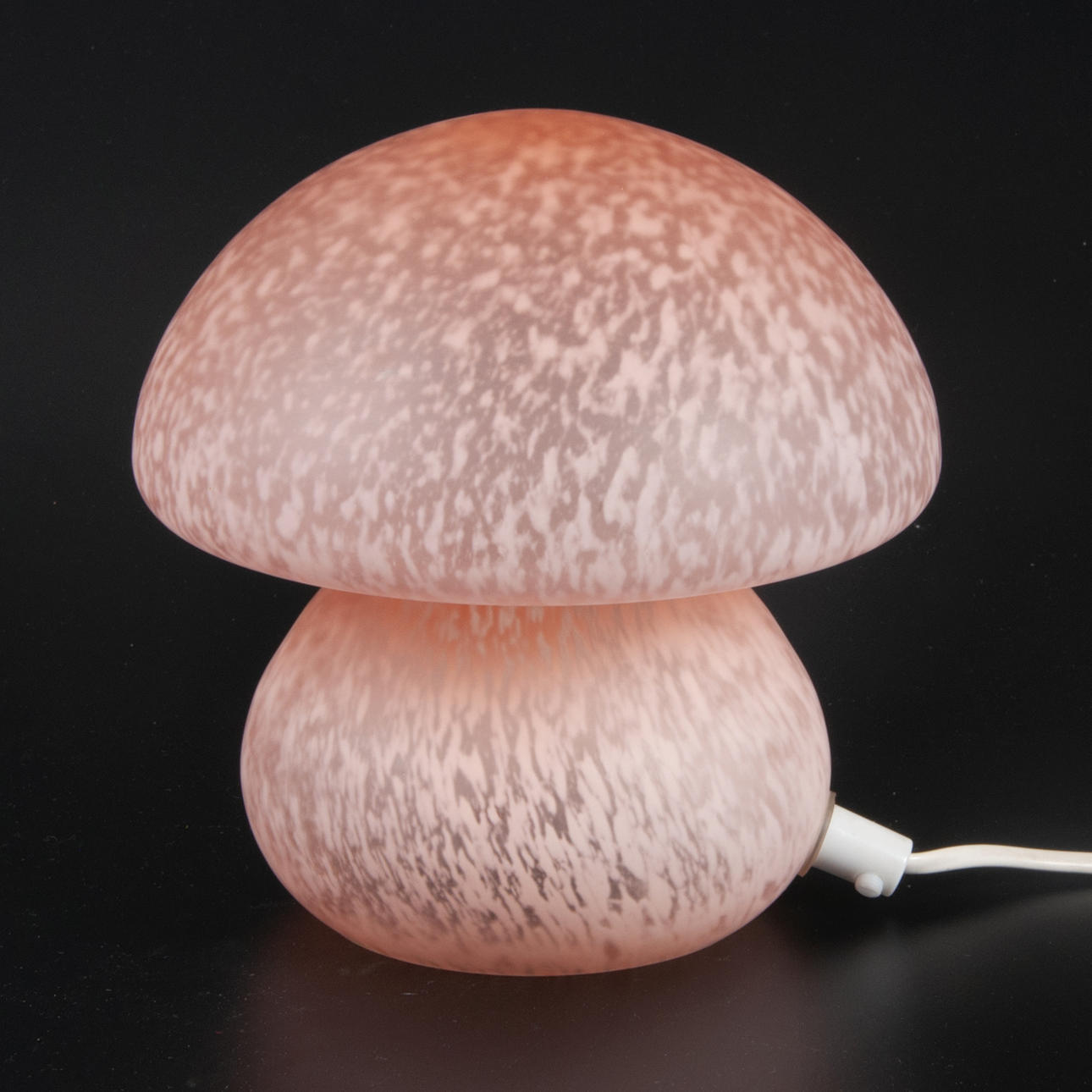 Svampelampe, glas.