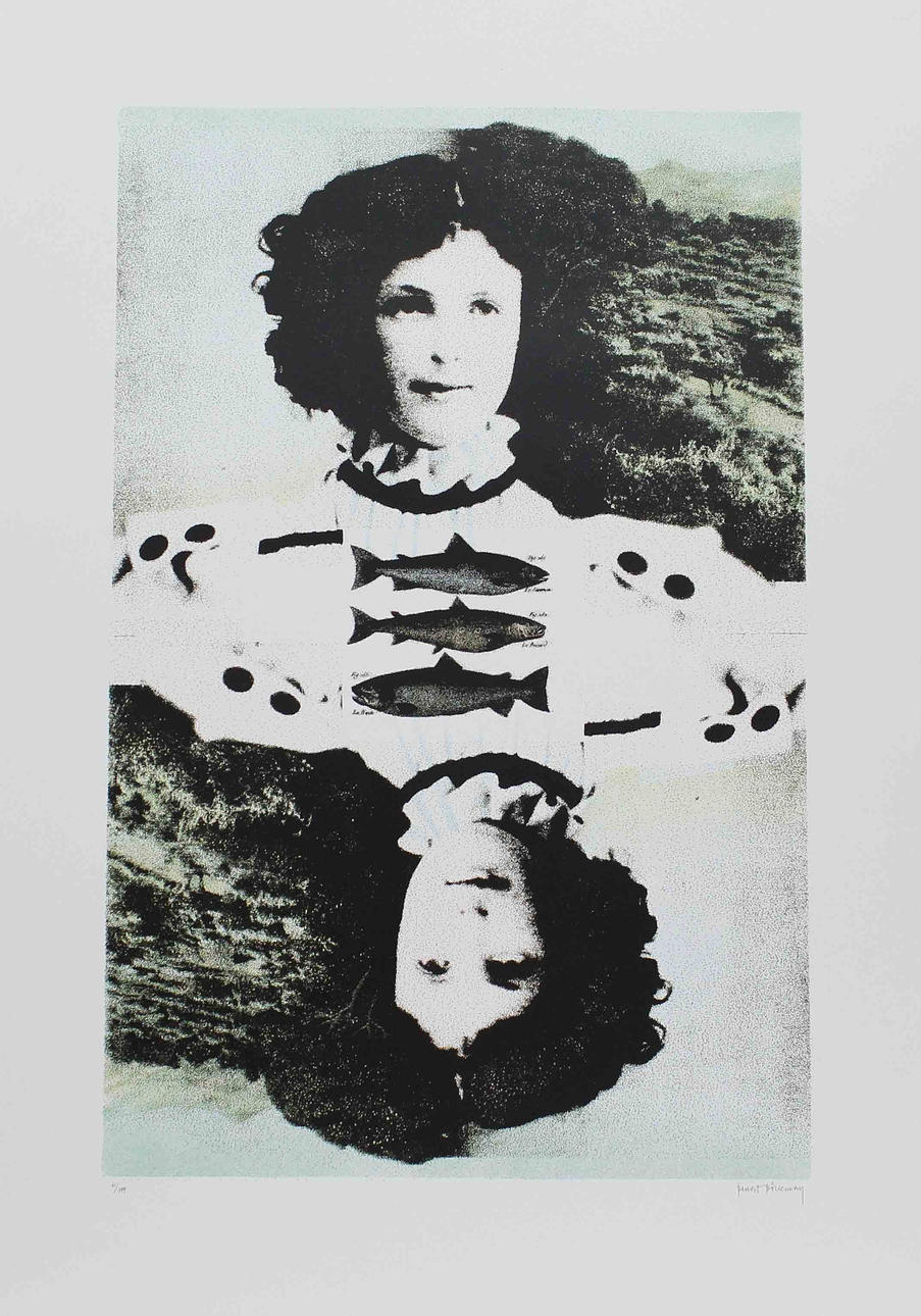 BENGT BÖCKMAN. 2 st, "Välvillig person", "Släkting", färgserigrafi, signerade och numrerade61/199, 64/199.