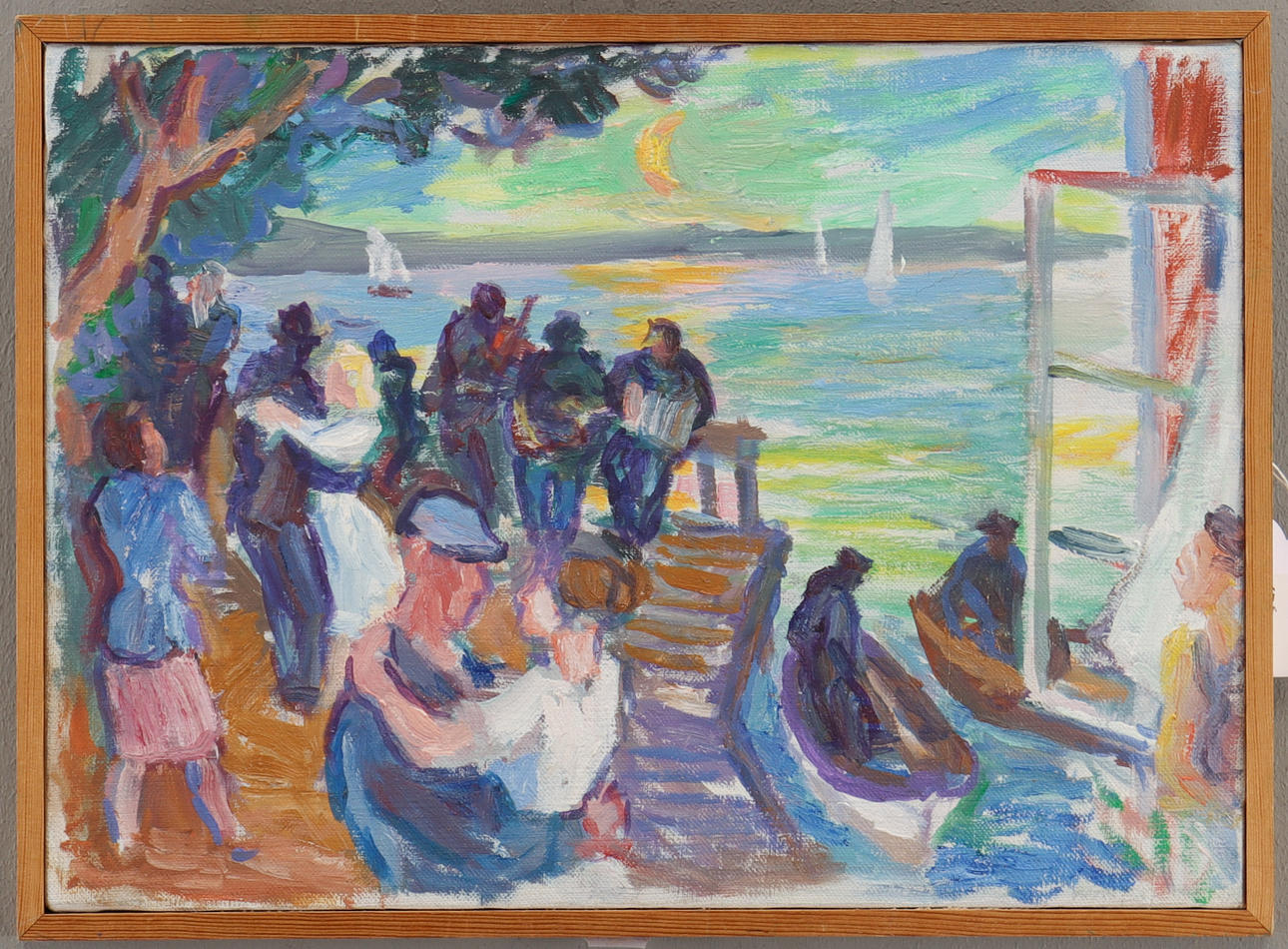 RUNE OLSSON oil on canvas, unsigned.