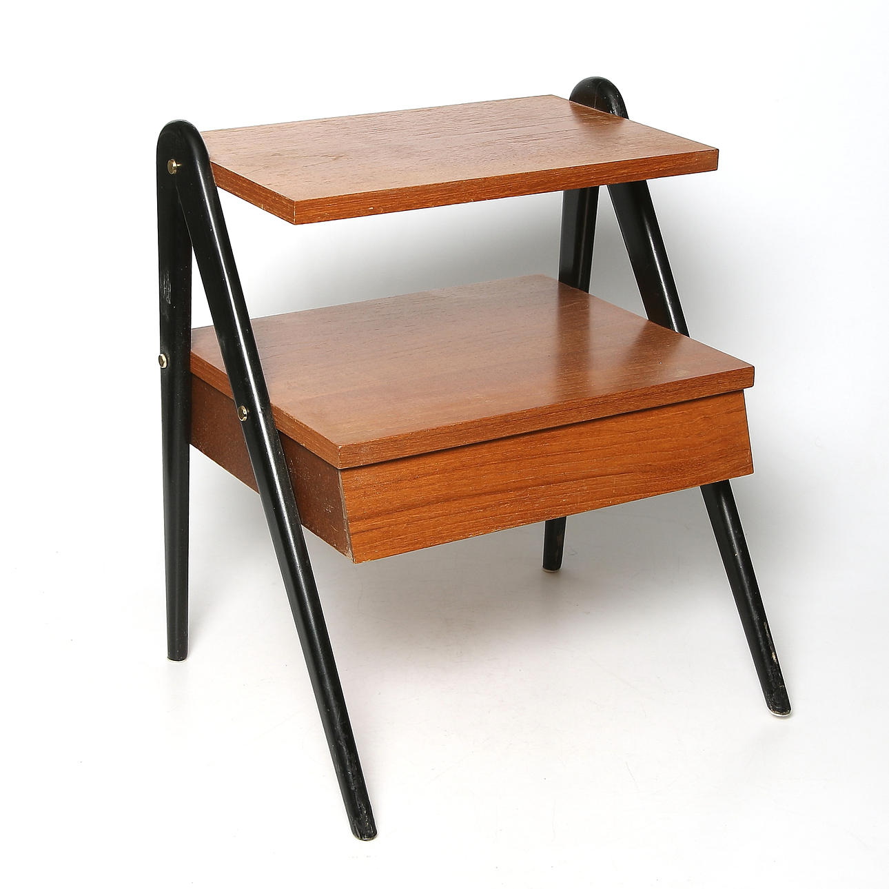 SÄNGBORD, teak, 1950/60-tal.