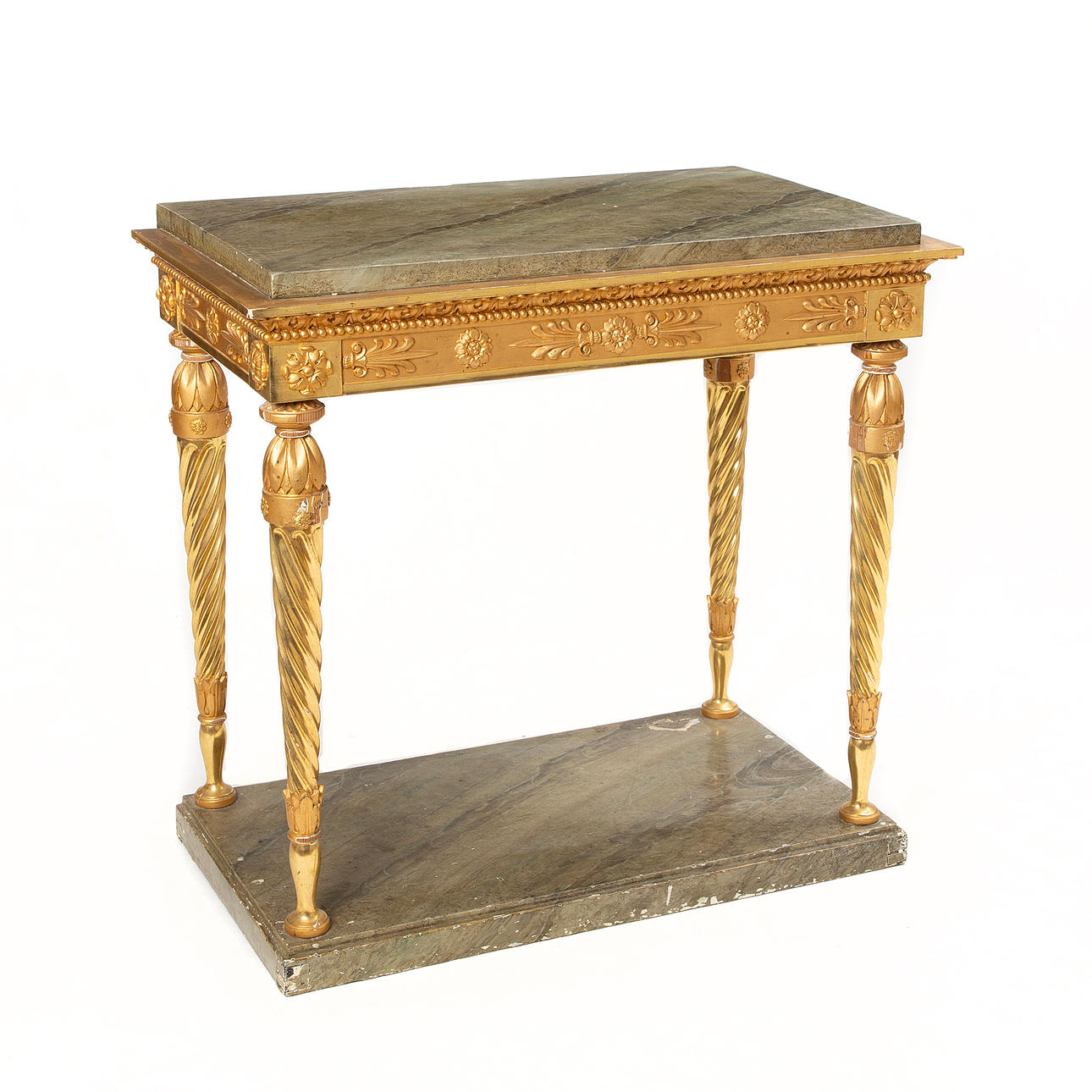 KONSOLBORD, sengustaviansk, omkring år 1800.