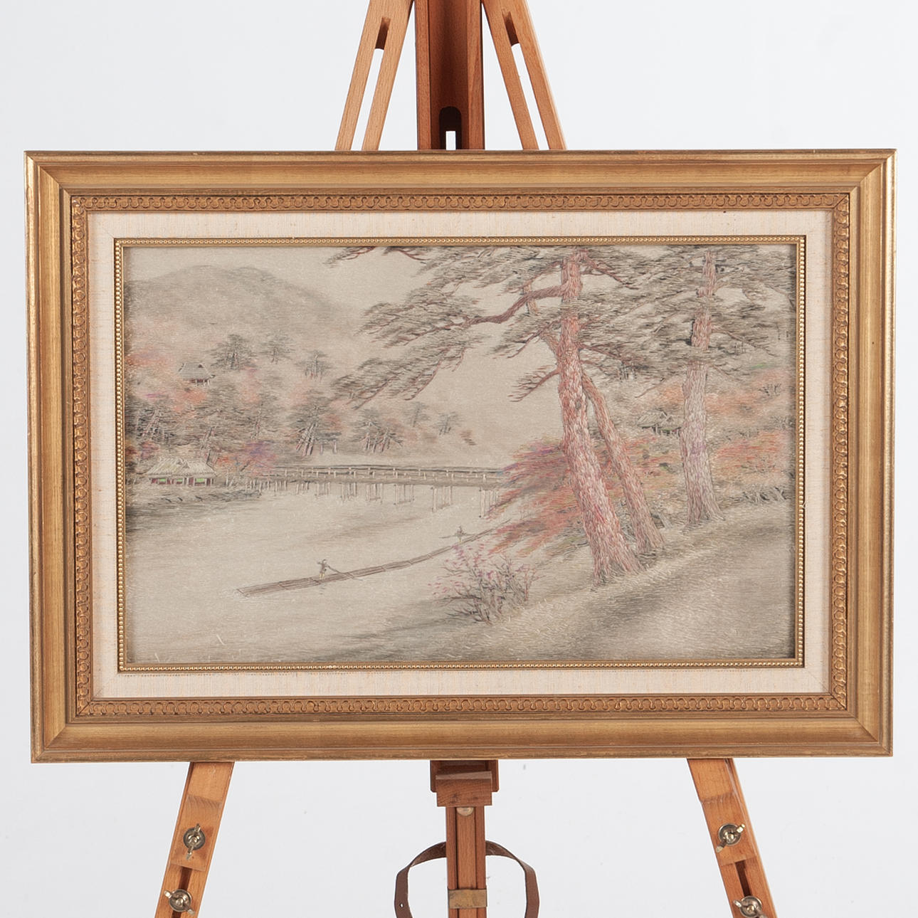 BRODERI, JAPAN, sent 1800-tal.