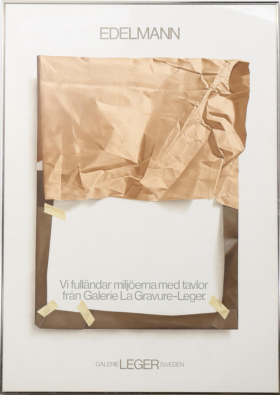 AFFISCH, offsettryck, Edelmann.
