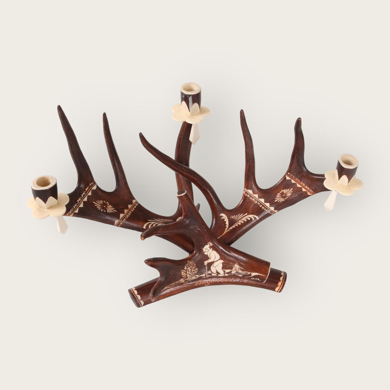 LJUSSTAKE, horn, Tennforsen.