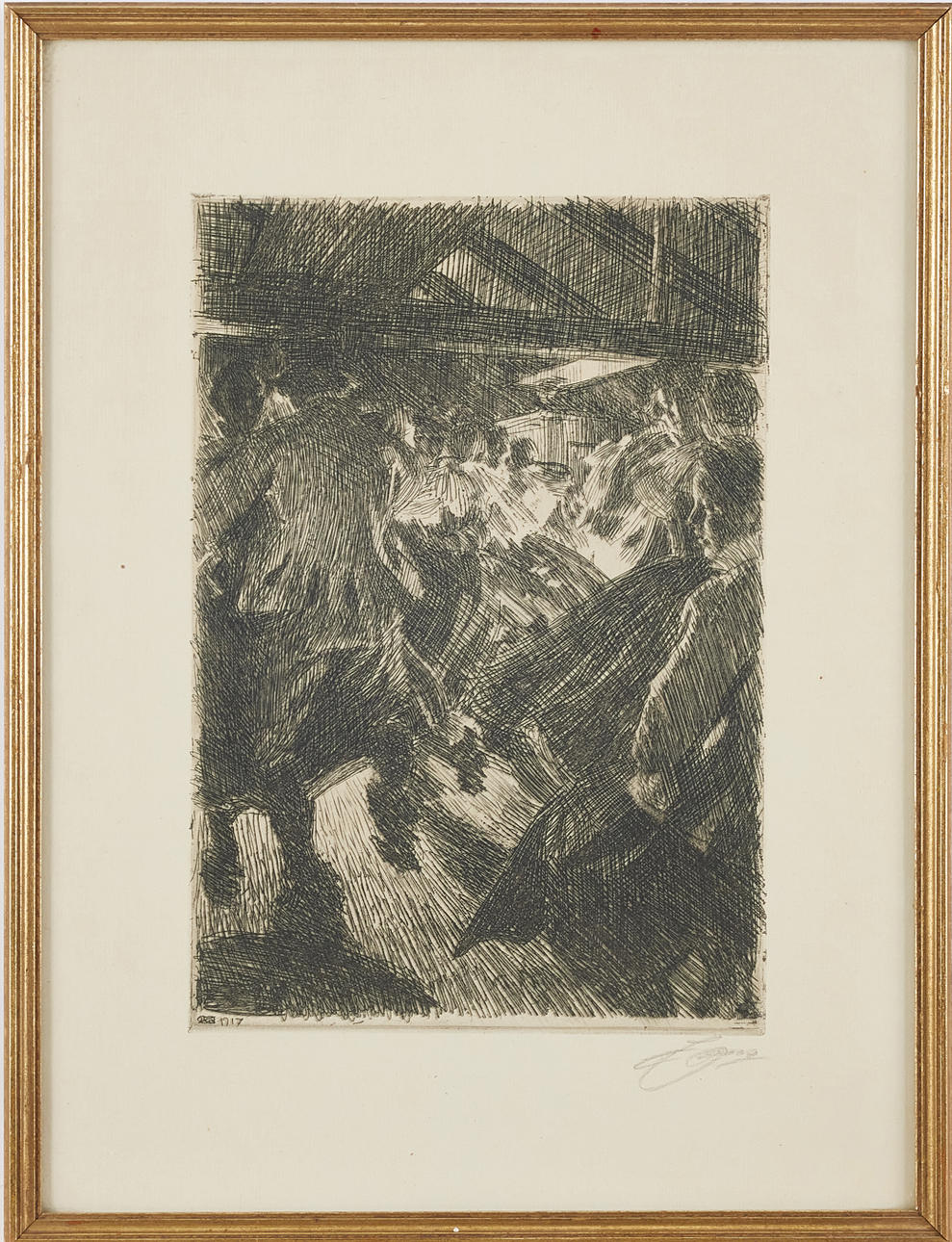 ANDERS ZORN. "Gopsmorstugan".