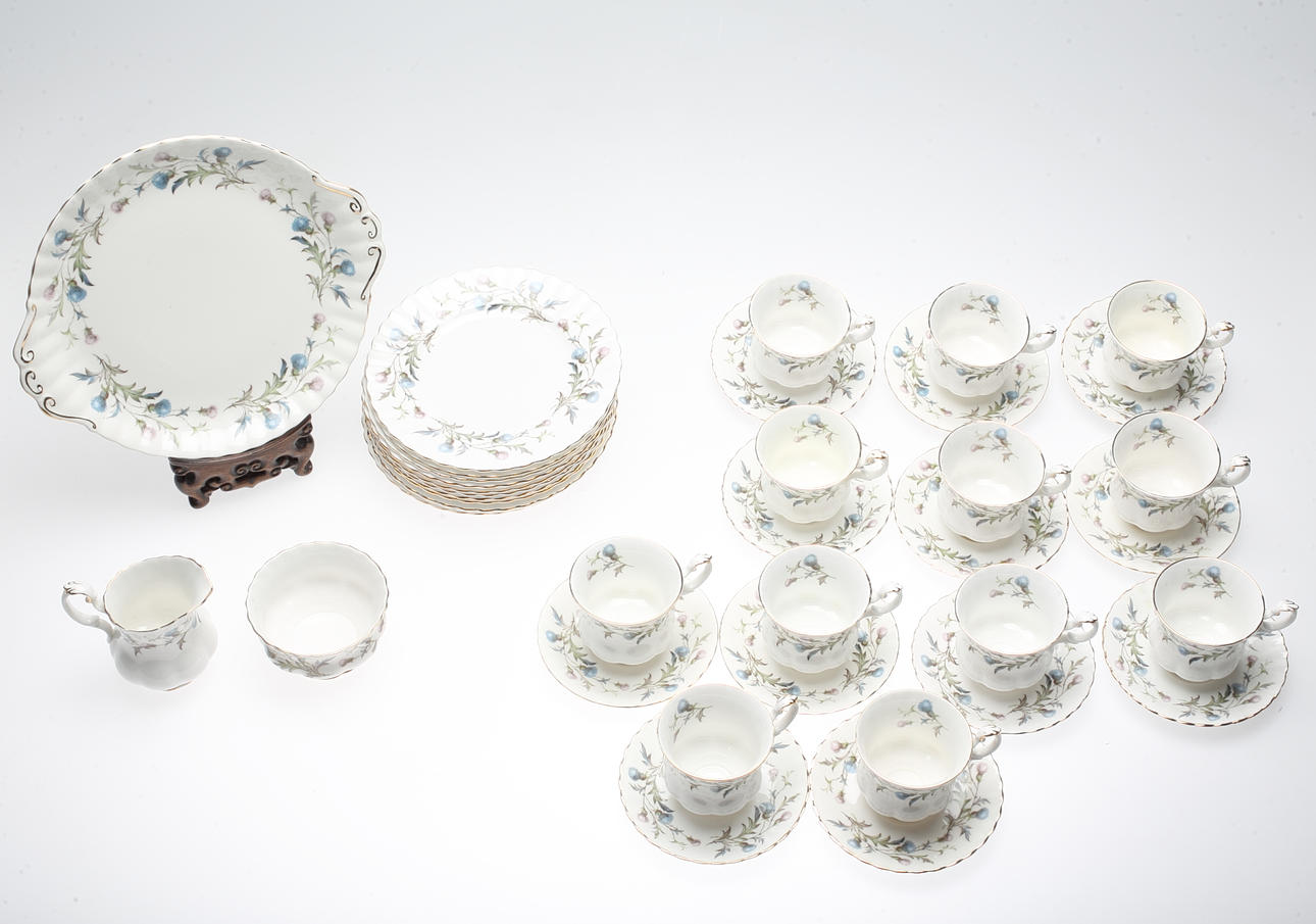 KAFFESERVIS, 39 delar, "Brigadoon", Royal Albert, England.