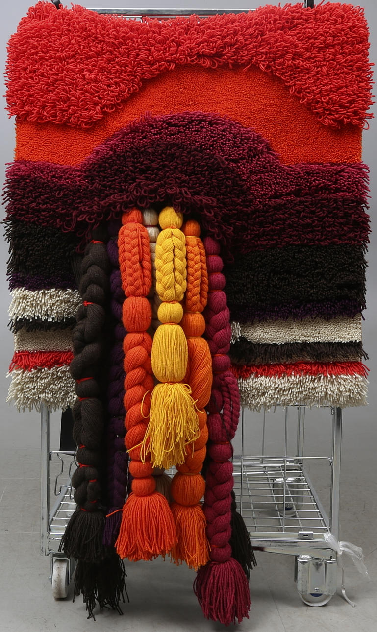 TEXTIL, rya, märkt Desso, 1900-talets andra hälft.