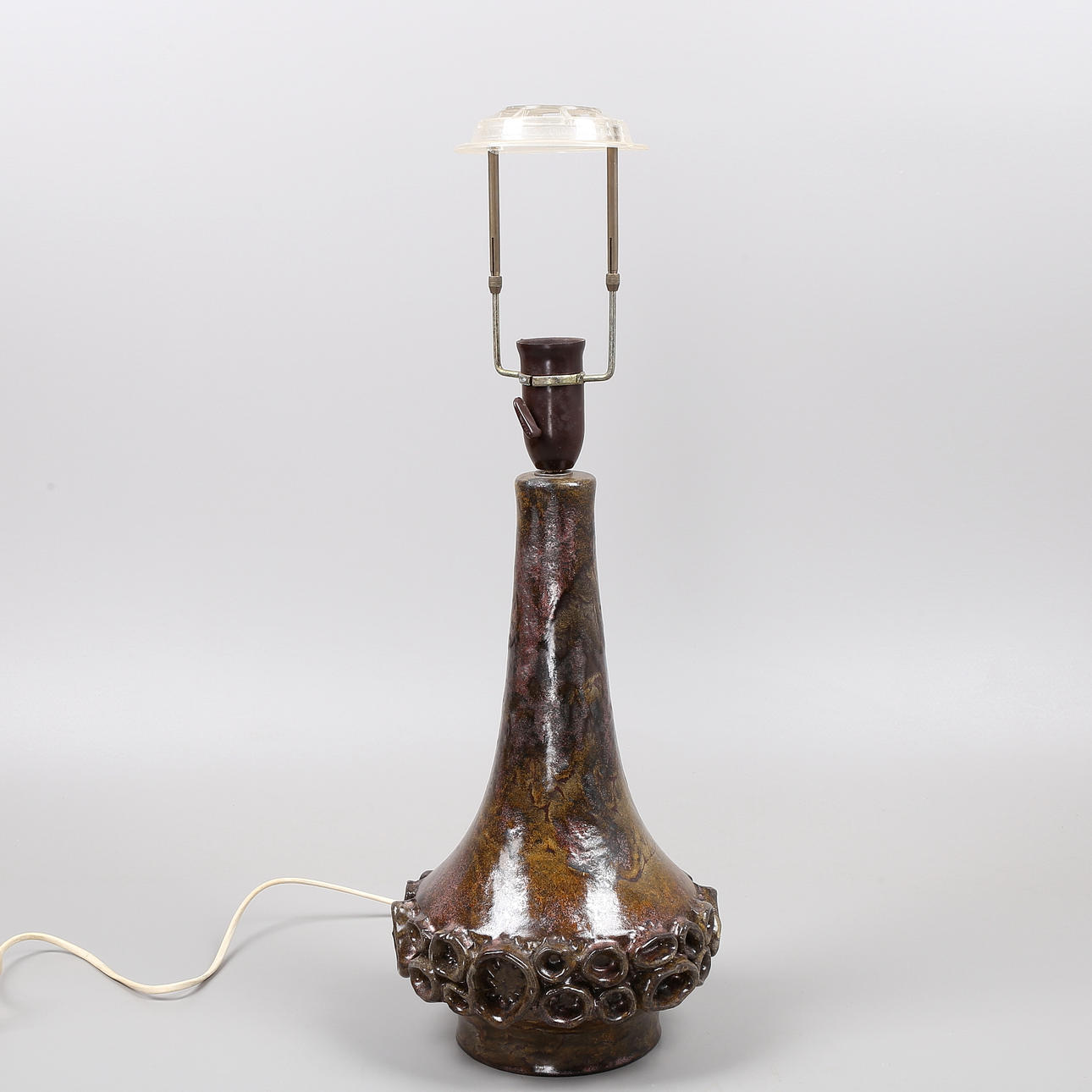 A stoneware table lamp, Birthe, Denmark, 1960s.