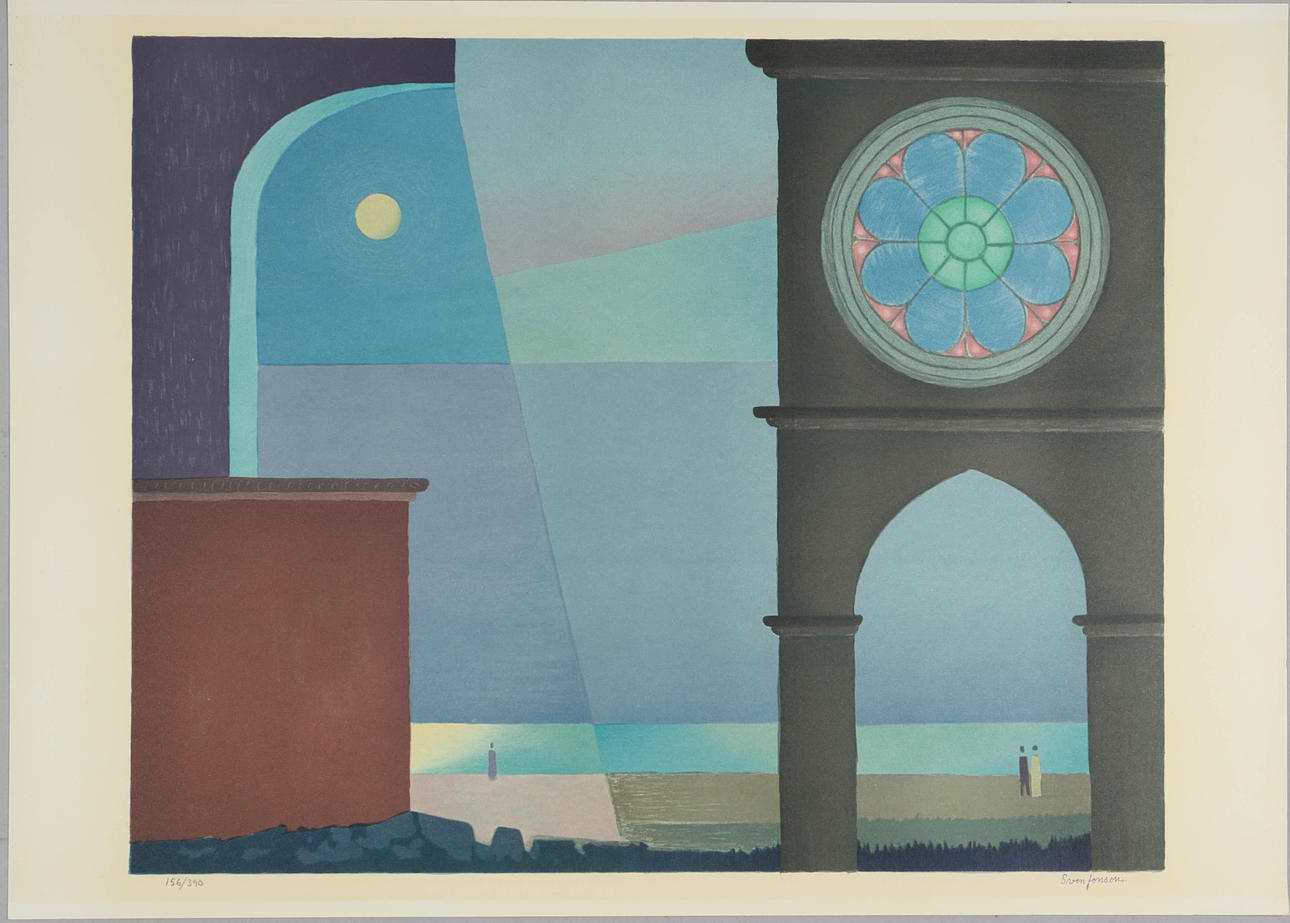 SVEN JONSSON. lithograph, signed and numbered 156/390.