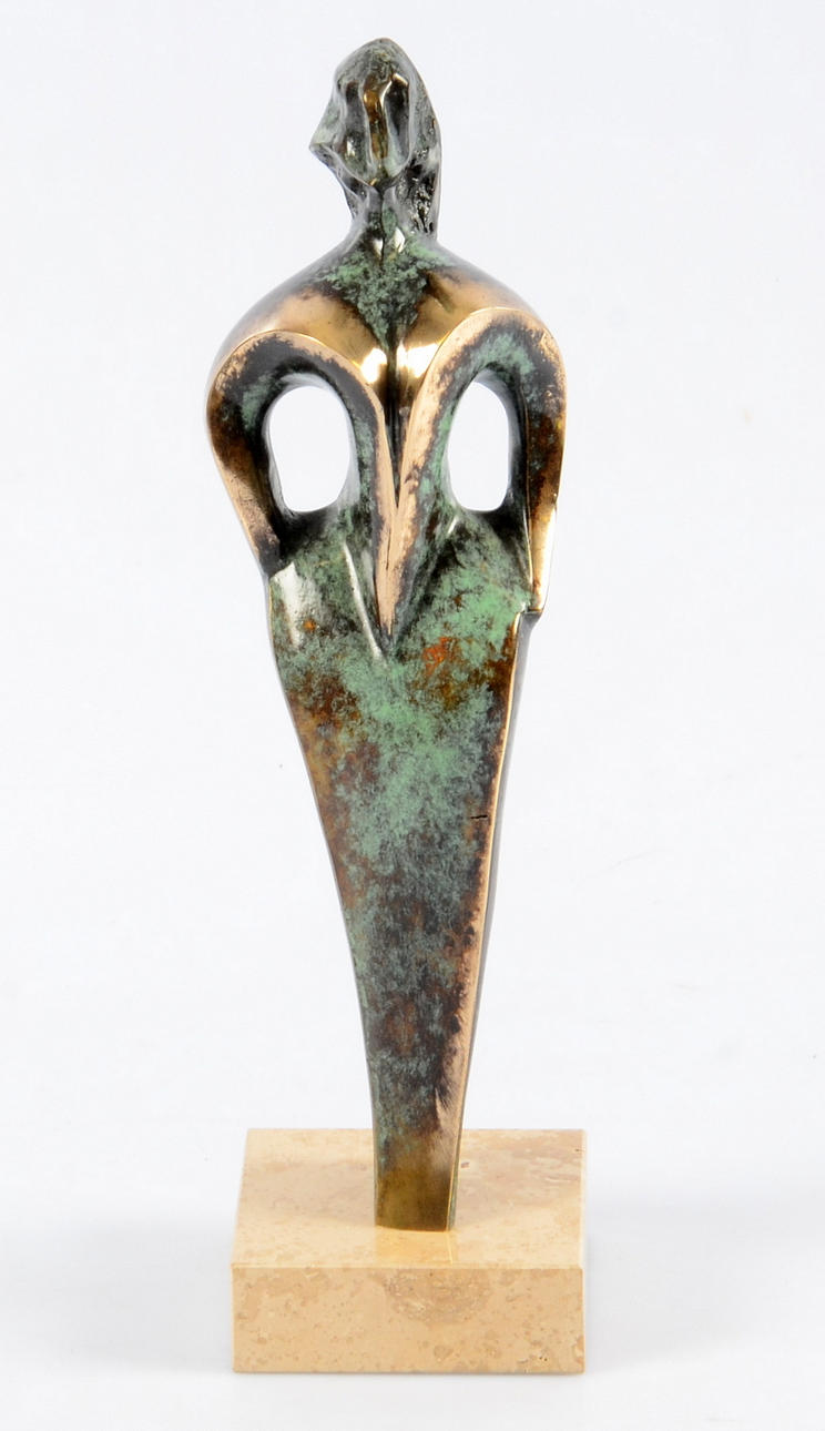 STANISLAW WYSOTSKI. Skulptur, brons.