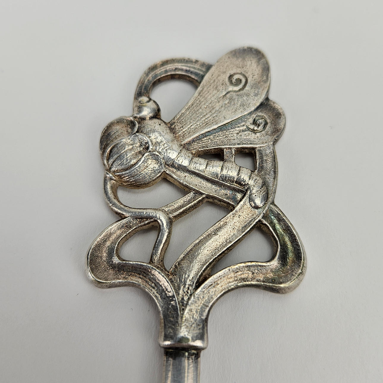 BREVKNIV, nysilver, jugend-stil, A.G Dufva, 1900-tal.