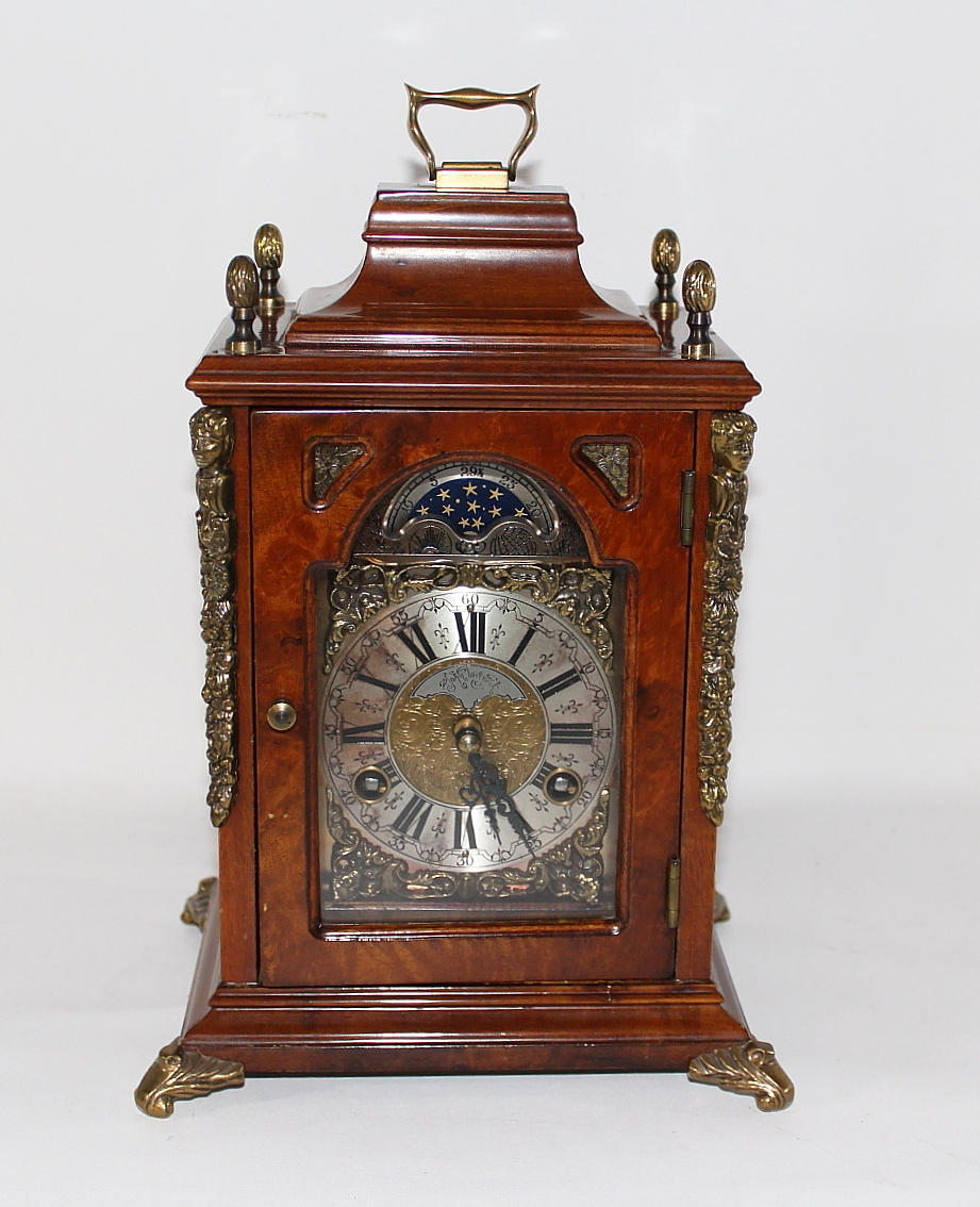 KLOCKA, trä och metall, Wuba.