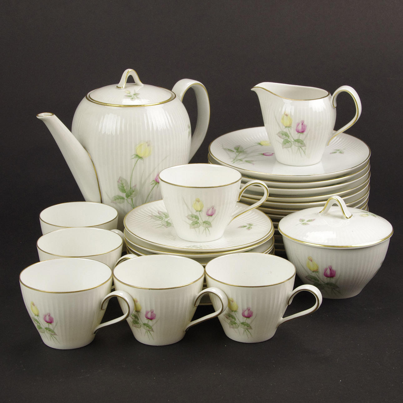 KAFFESERVIS, porslin, Thomas.