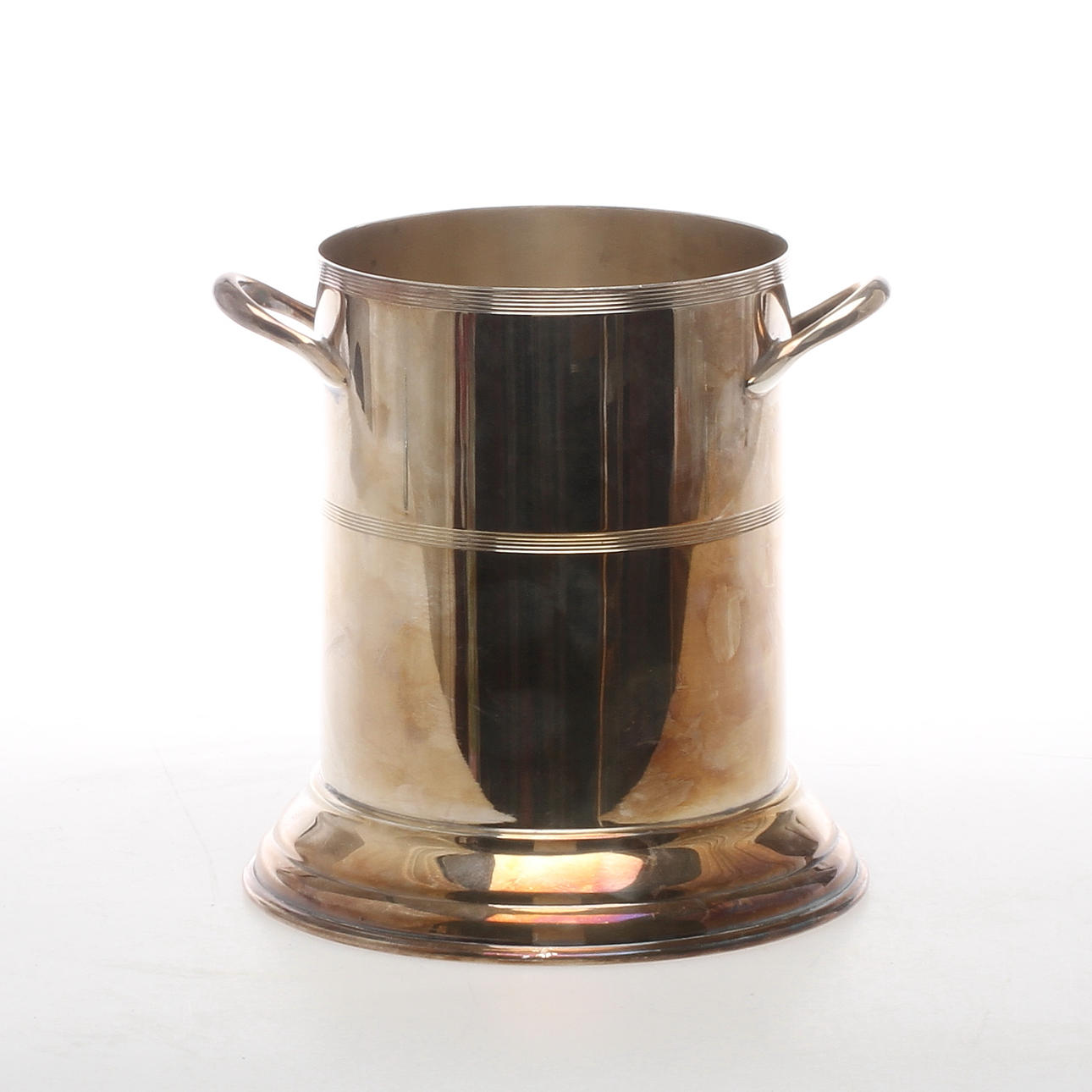 COASTER, nysilver, England, 1900-tal.