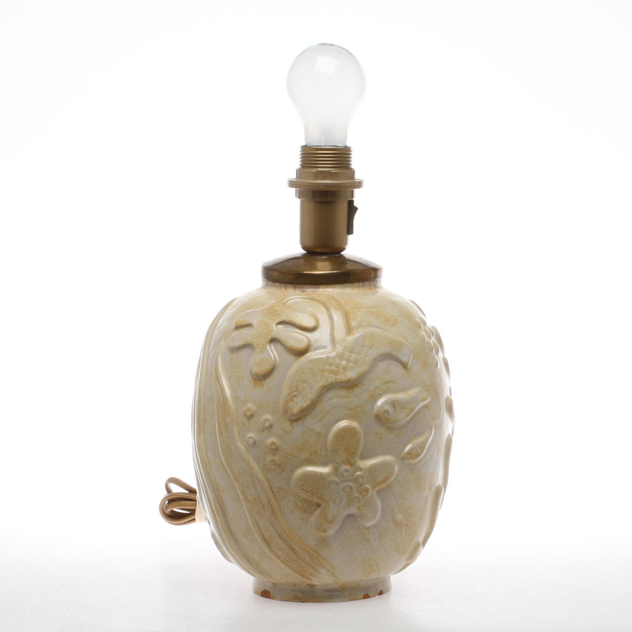 BORDSLAMPA, keramik, Upsala-Ekeby.