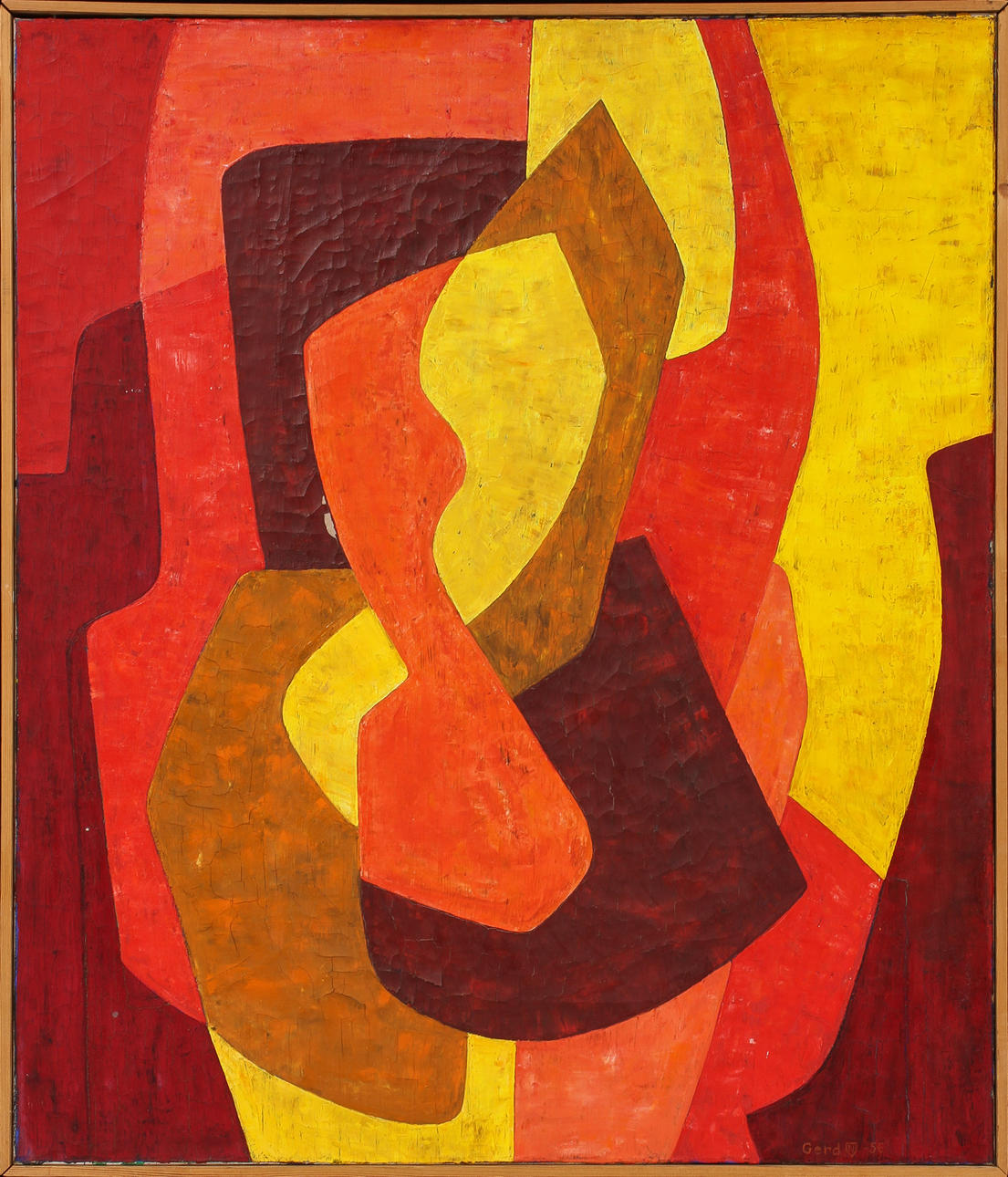 GERD NORDENSKJÖLD. Olja på duk, signerad och daterad 56.