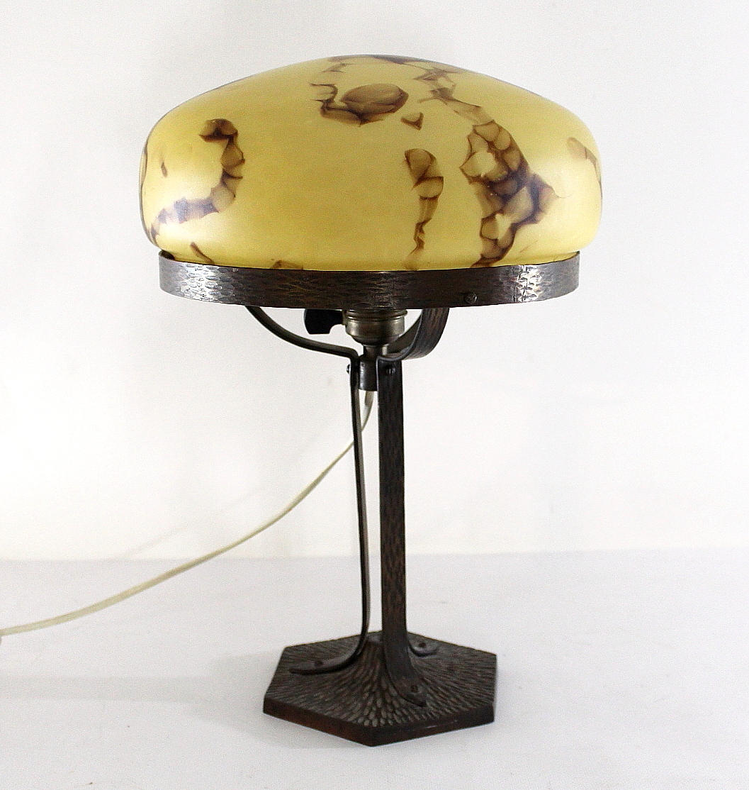 STRINDBERGSLAMPA, metall, glas, Jugend 1900-tal.