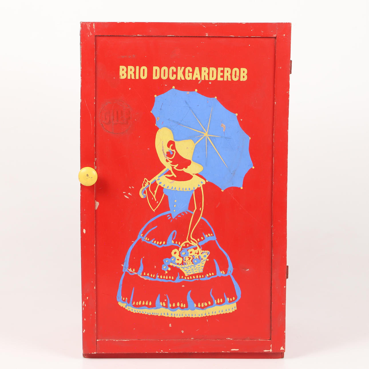 DOCKGARDEROB, trä, Brio, 1900-talets mitt.