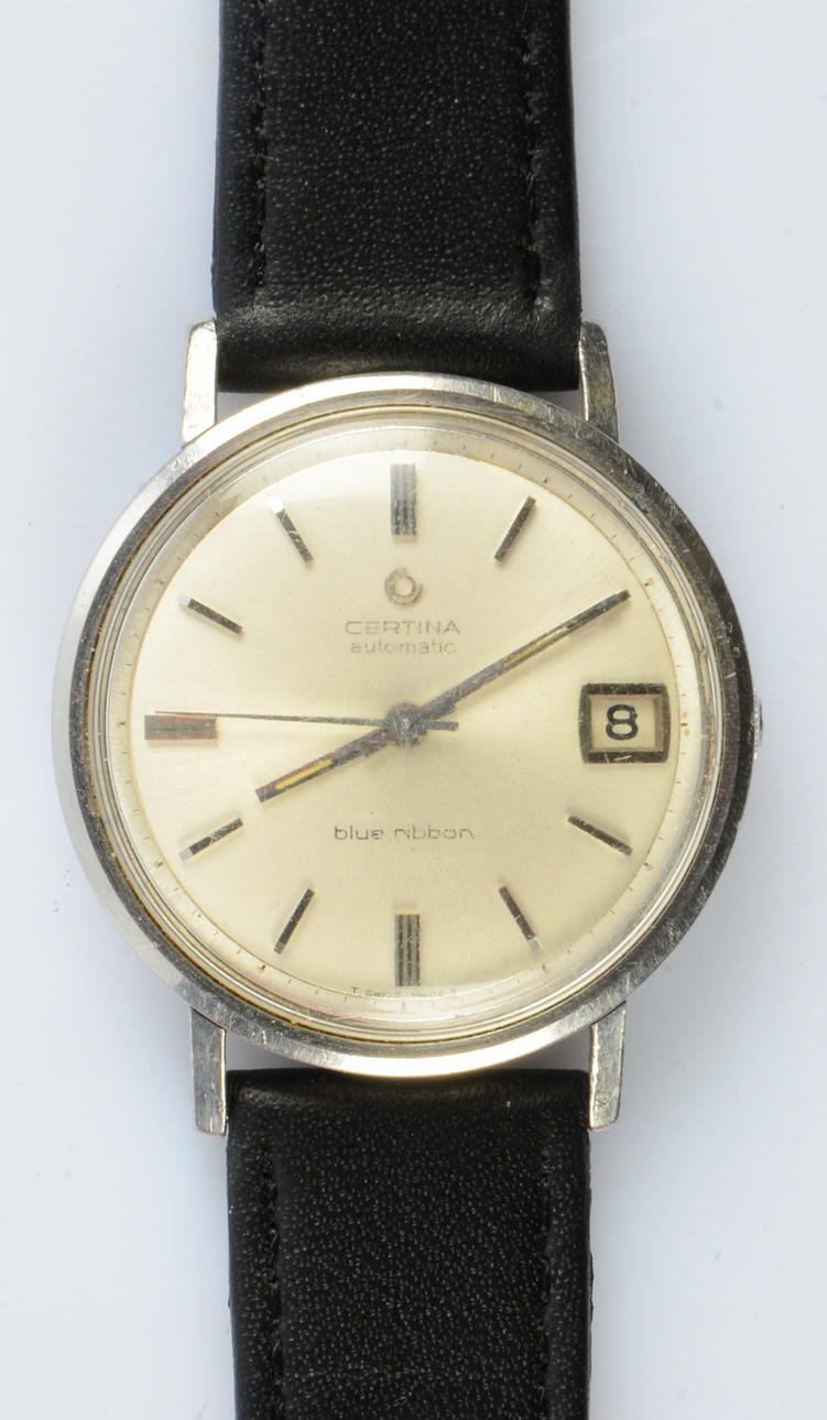 HERRARMBANDSUR, Certina, Blue ribbon.