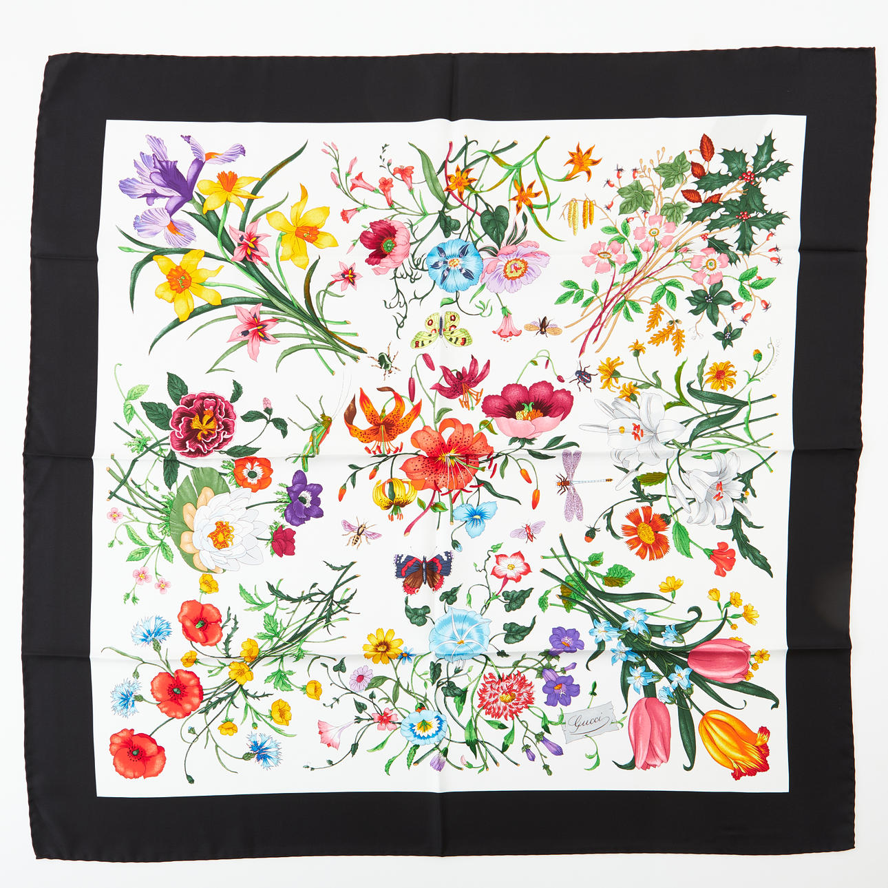 GUCCI, bufanda, «Flora».